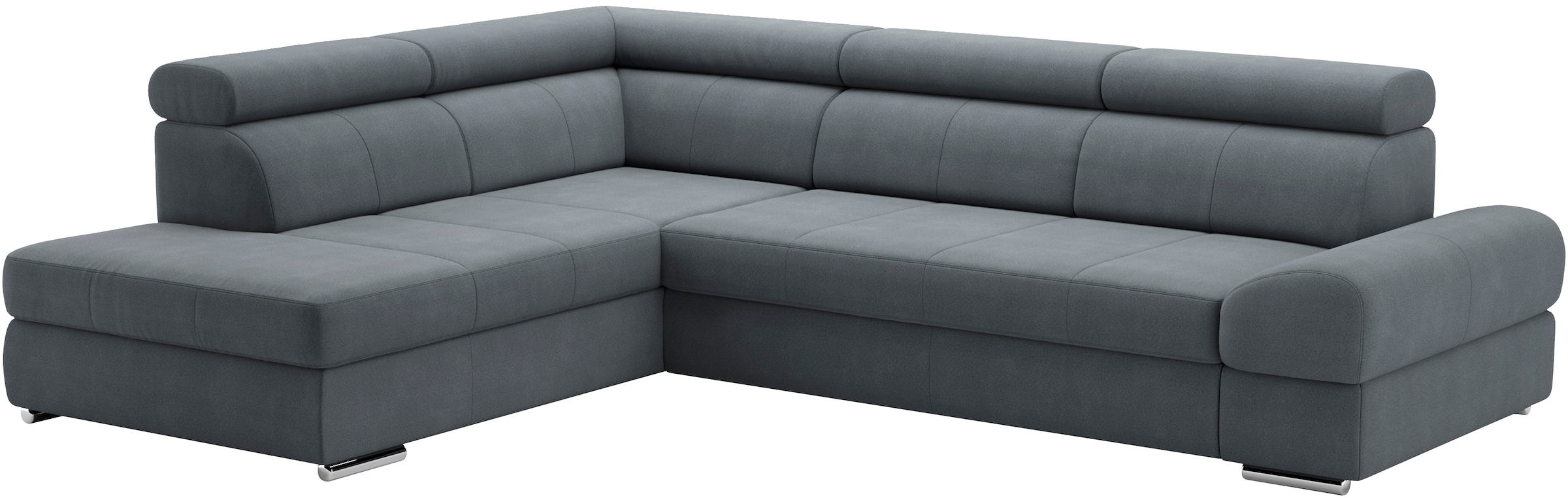 sit&more Ecksofa »Broadway L-Form«, mit verstellbaren Kopfteilen, wahlweise mit Bettfunktion
