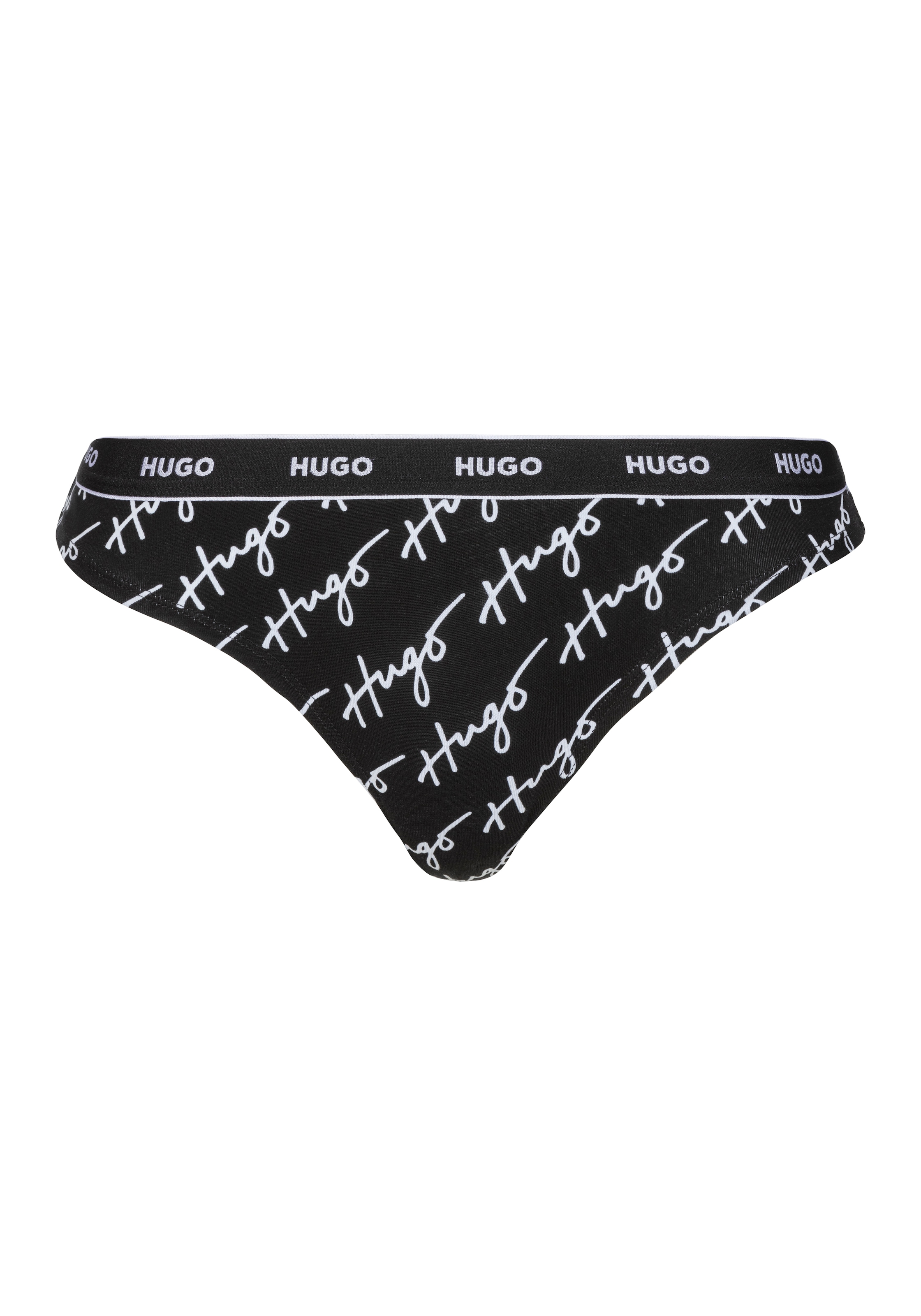 HUGO Underwear String »TRIPLET THONG DESIGN«, (Set, 3 St., 3), mit Logobund