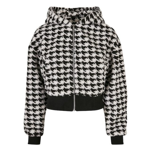 URBAN CLASSICS Outdoorjacke »Damen Ladies Short Oversized AOP Sherpa Jacket«,  (1 St.), ohne Kapuze für kaufen | BAUR