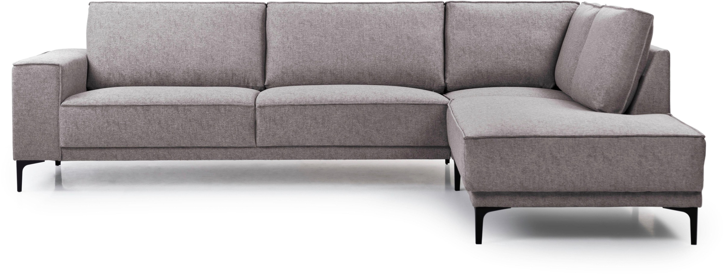 OTTO home Ecksofa "OLAND L-Form, B: 289 cm, Skandi-Design" Struktur, Flachg günstig online kaufen