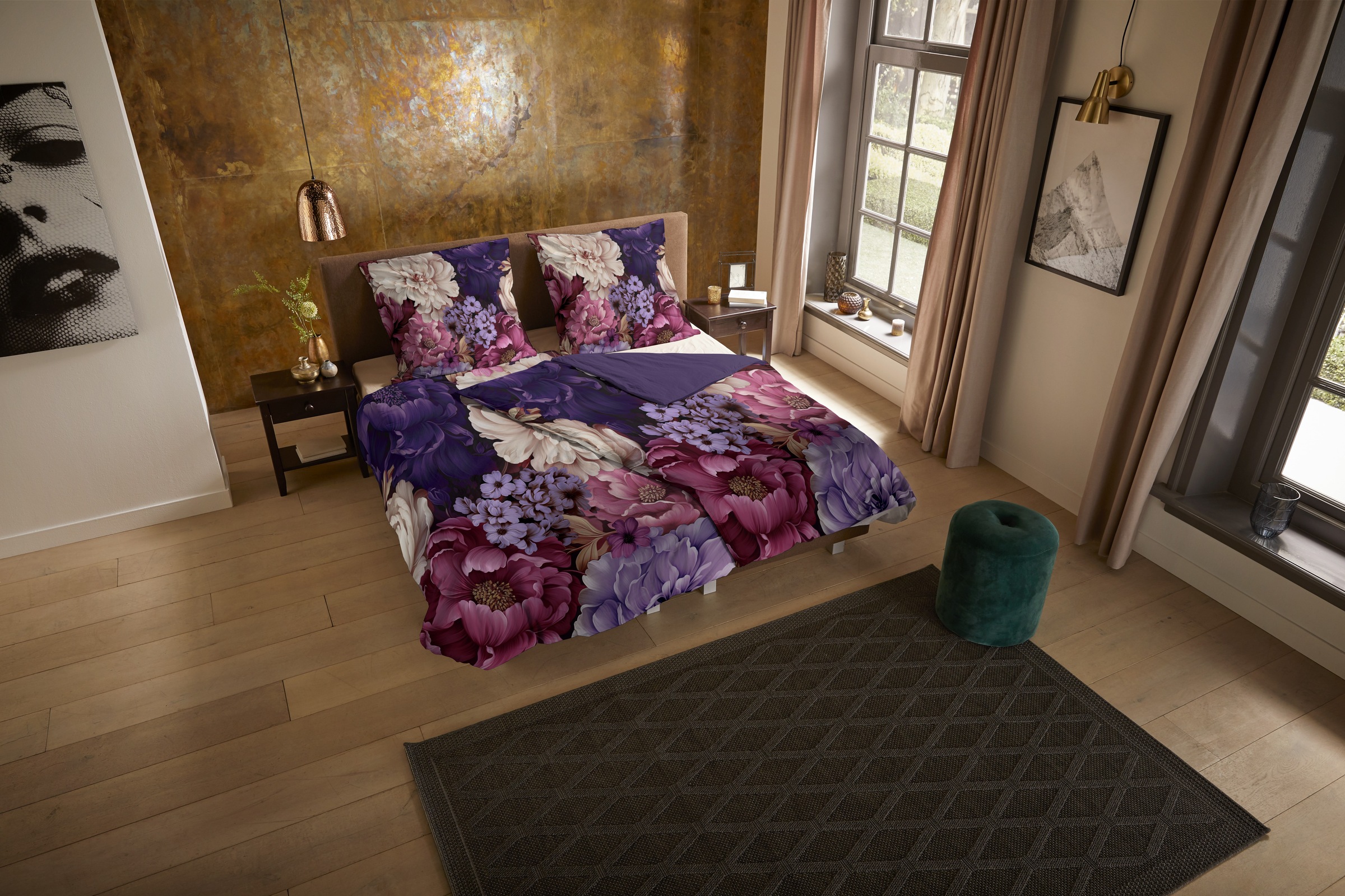 PURE luxury collection Wendebettwäsche "Triade" 2 Stk. Mikrofaser, Pflegele günstig online kaufen