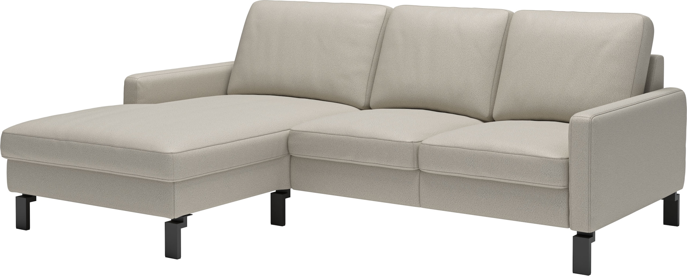Home affaire Ecksofa »Lecce, L-Form, Federkernpolsterung, Breite 224 cm« inkl. saugroboterfreundliche Höhe & schmale Armlehnen