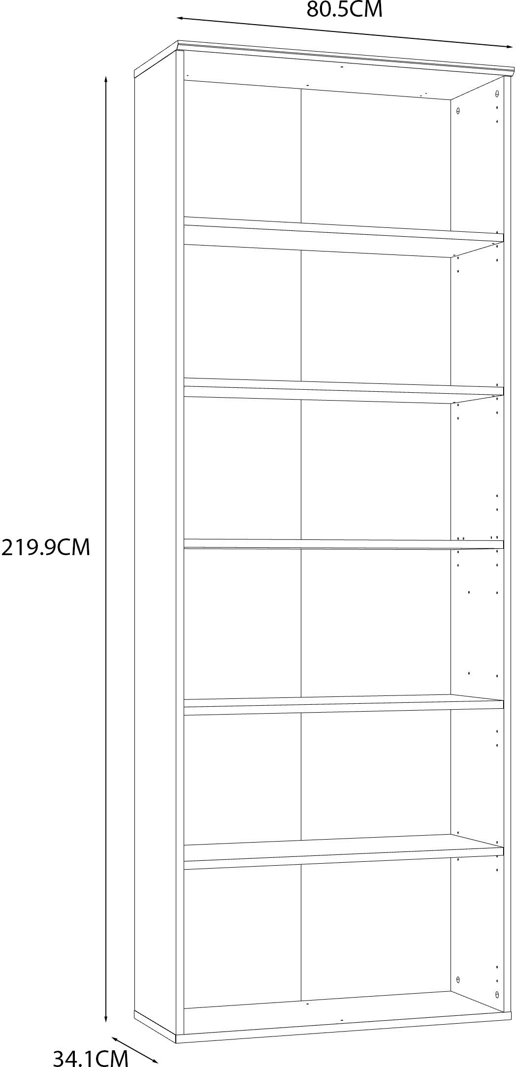 FORTE Aktenregal »Mindi«, Breite 80,5 cm