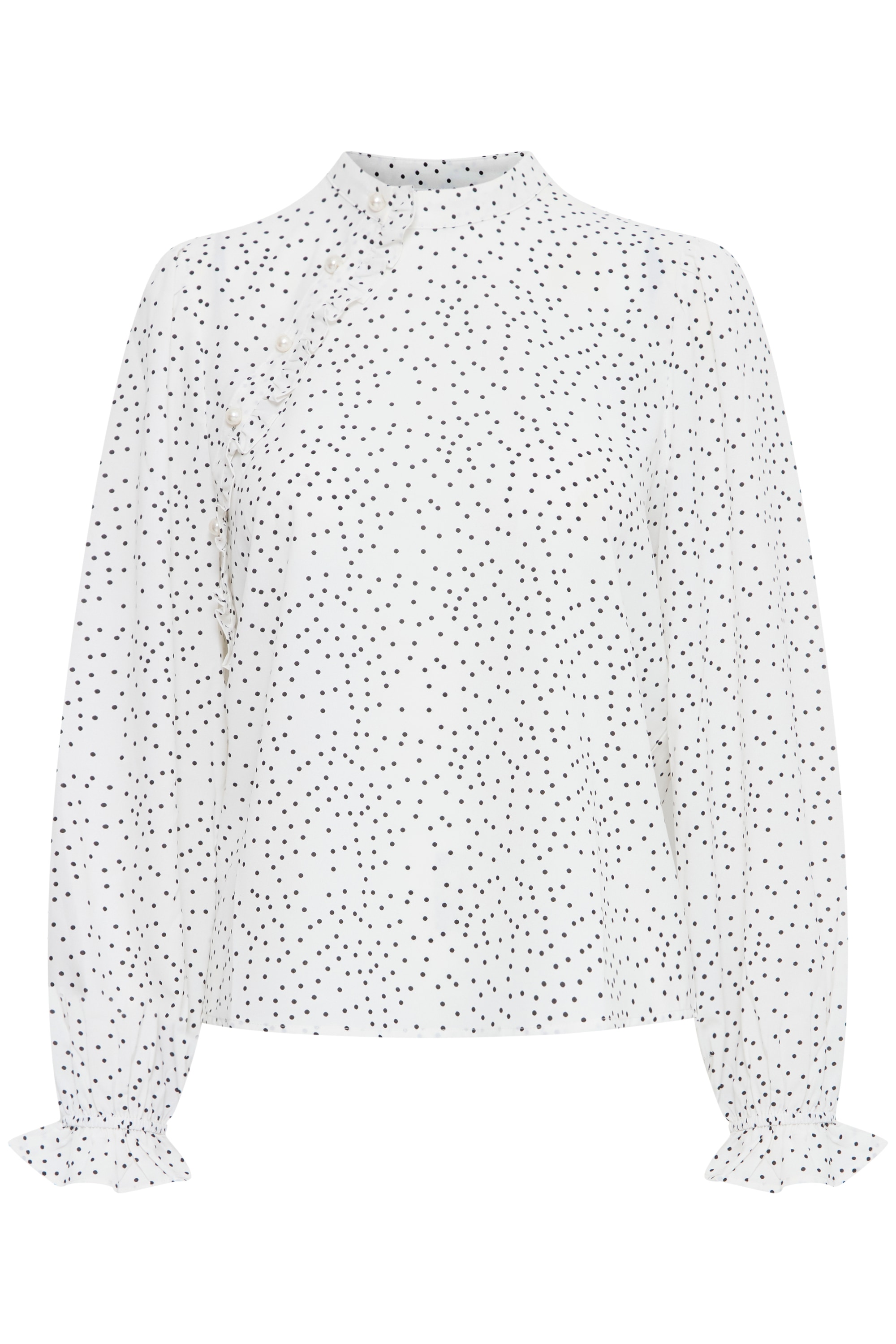 Ichi Langarmbluse "Damen Langarm-Bluse IXTANYA"