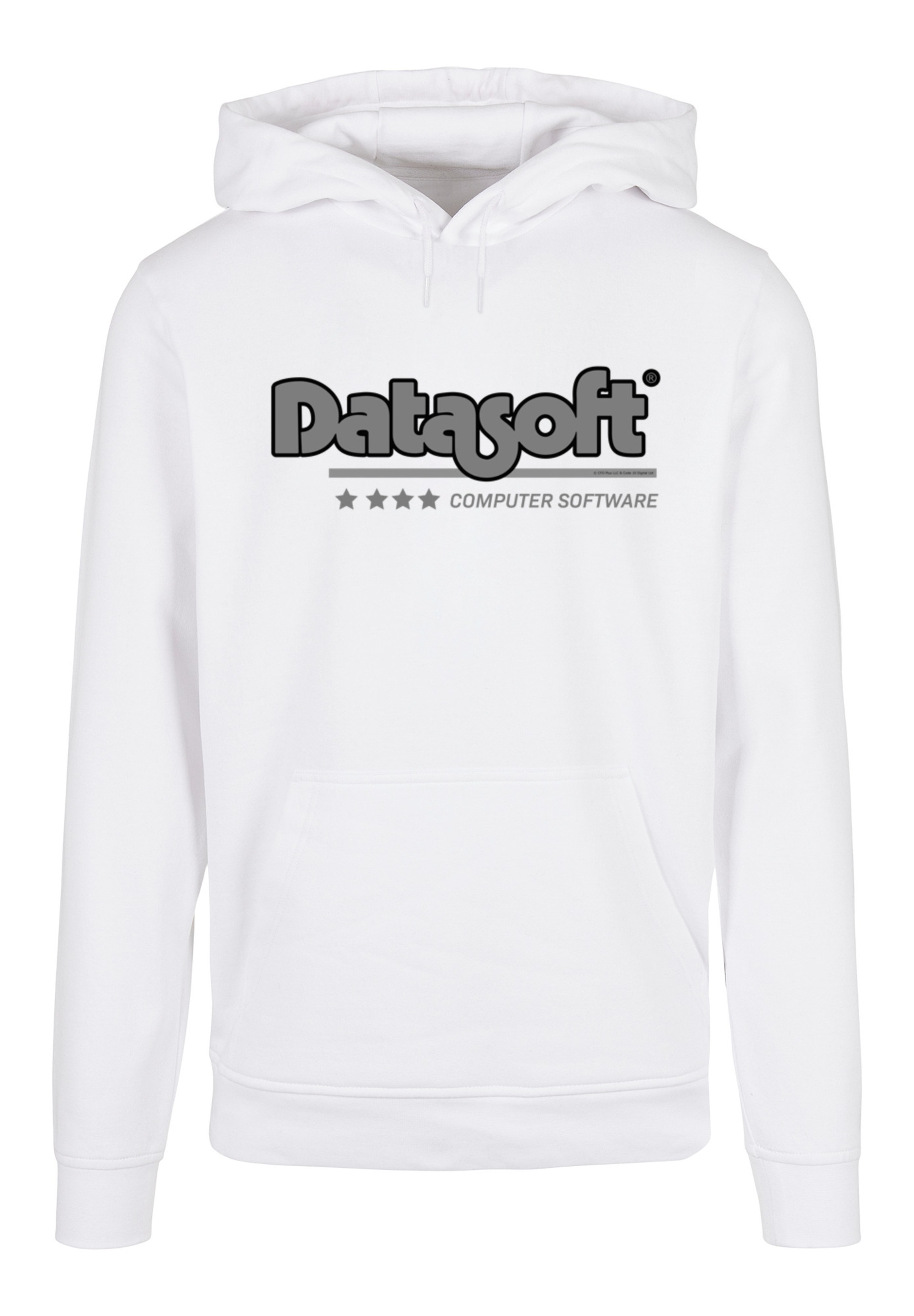 F4NT4STIC Kapuzenpullover »Retro Gaming Datasoft Logo schwarz«, Print