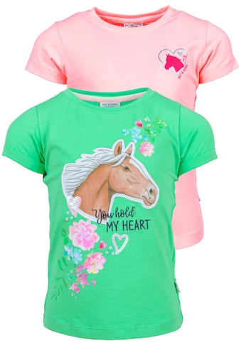 T-Shirt »Horse«, (2 tlg.)