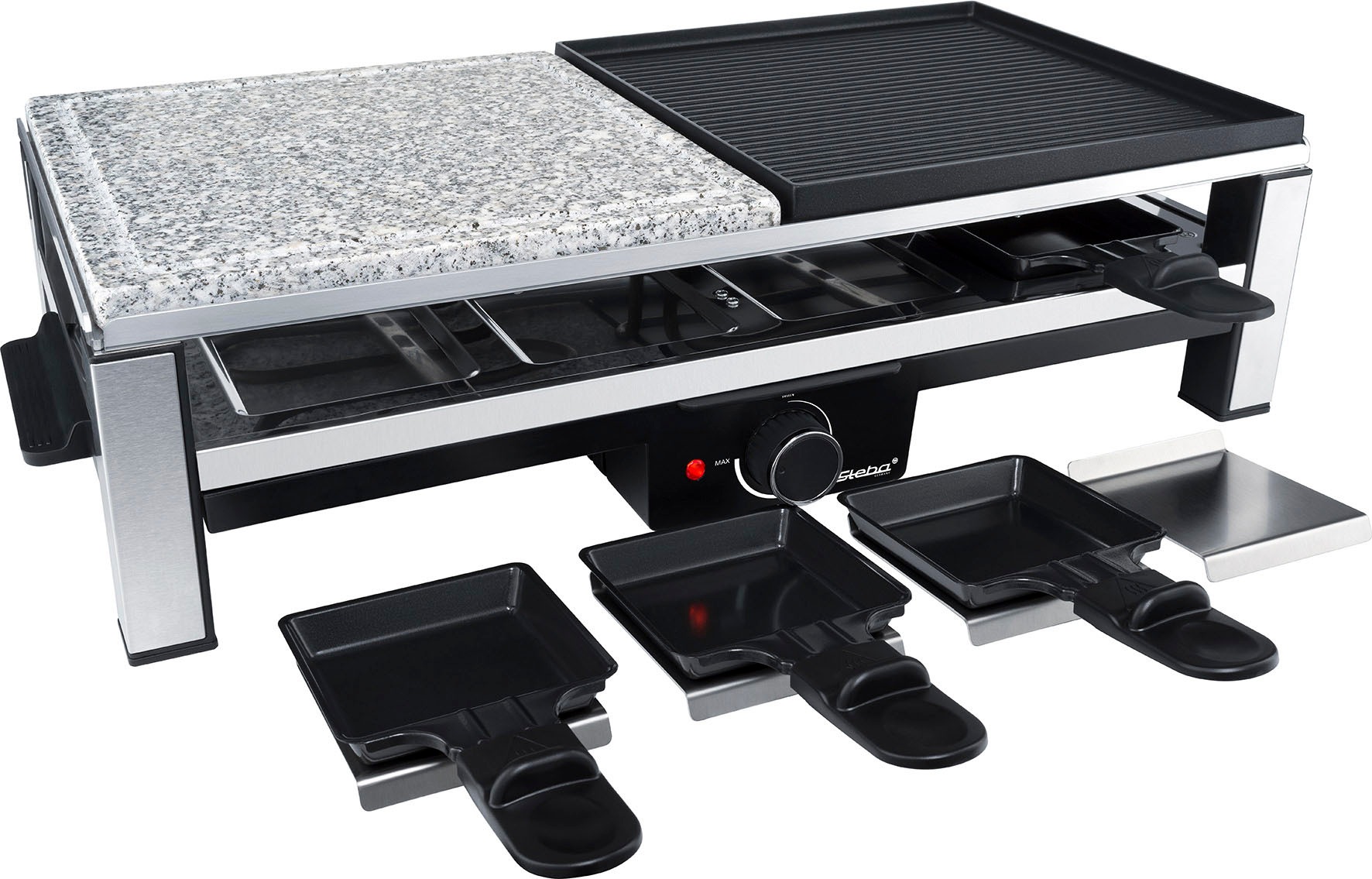 Steba Raclette "RC 108" 8 Stk. Raclettepfännchen 2.000 W günstig online kaufen
