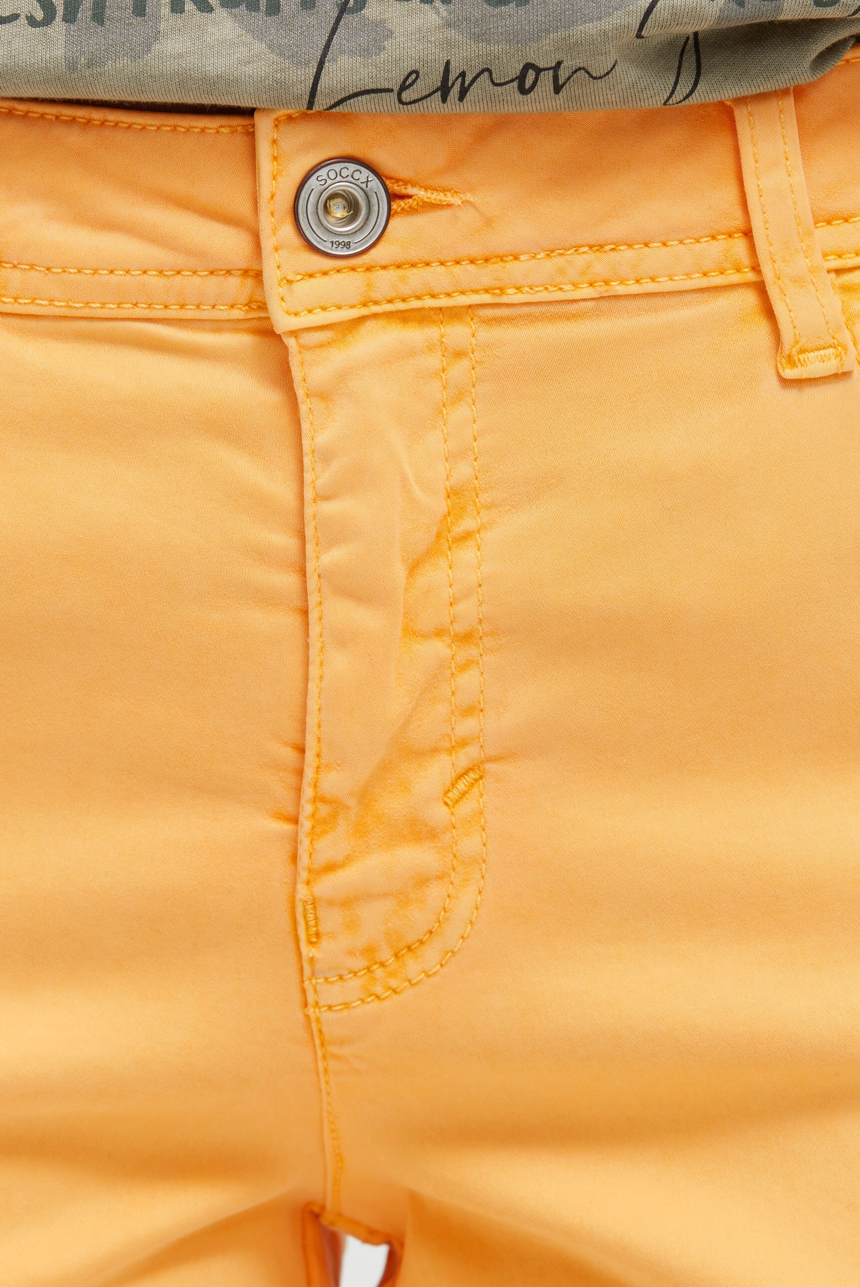 SOCCX Shorts  mit Turn-Up-Saum
