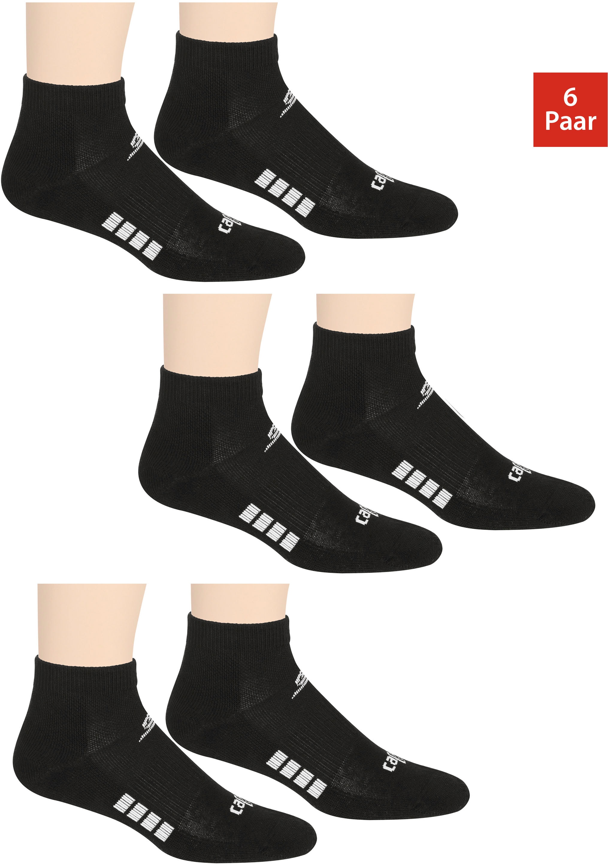 Capelli Sport Sneakersocken 6 Paar tlg.