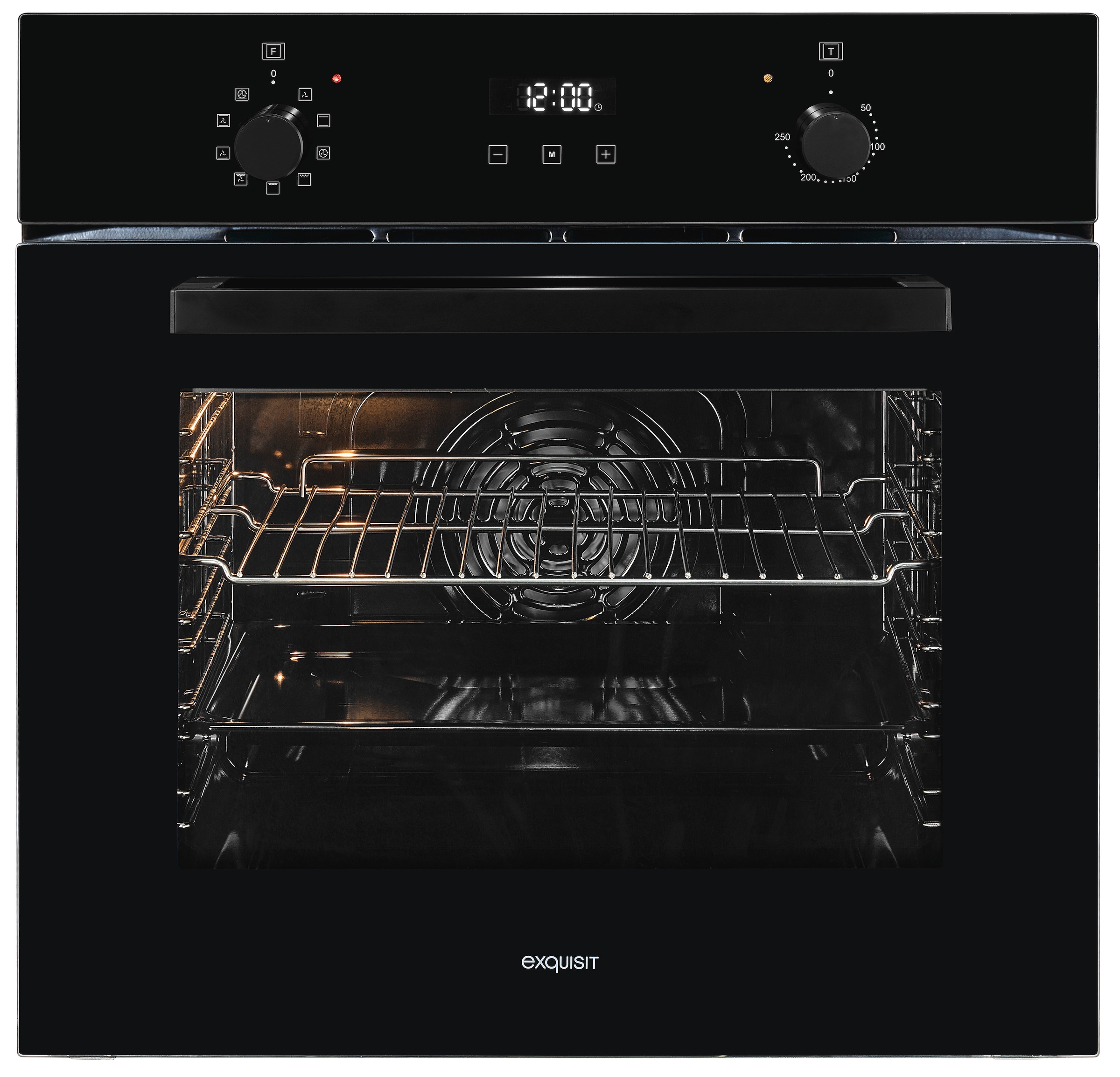 exquisit Backofen "EBE257-H-020" Pizzafunktion – ideal für Pizza, Focaccia und mehr