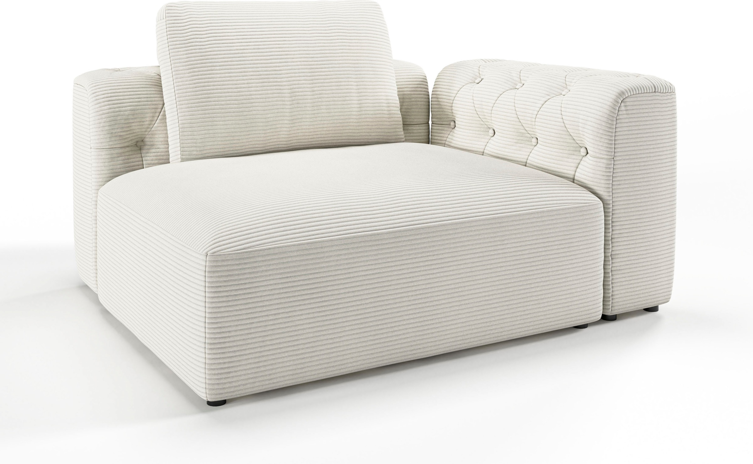 RAUM.ID 1,5-Sitzer »Cushid«, Modul-Eckteil, auch einzeln stellbar, Breite 134 cm
