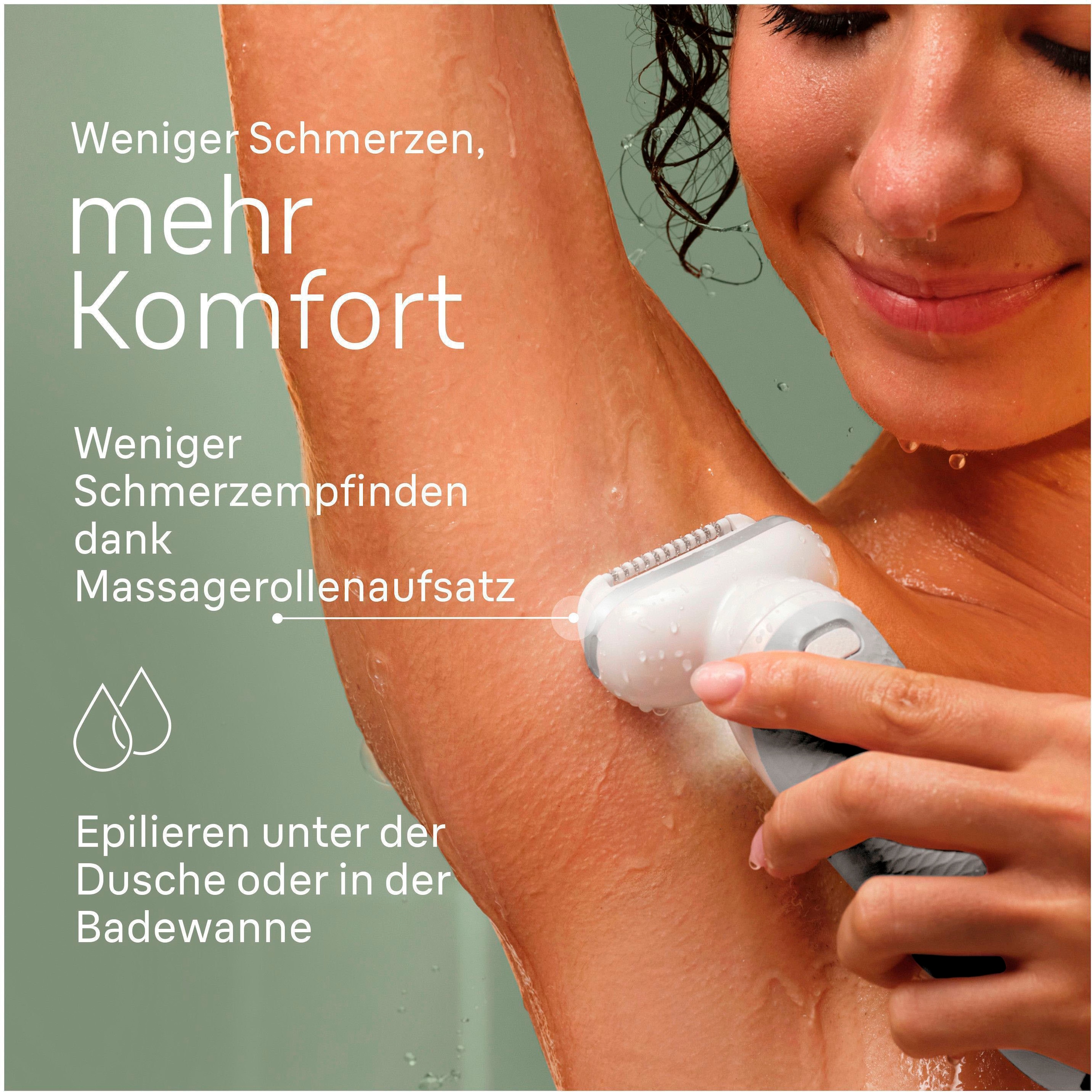 Braun Epilierer »Silk-épil 9 9-061«, Rasier-, Trimmer- & Peelingaufsatz, Wet&Dry