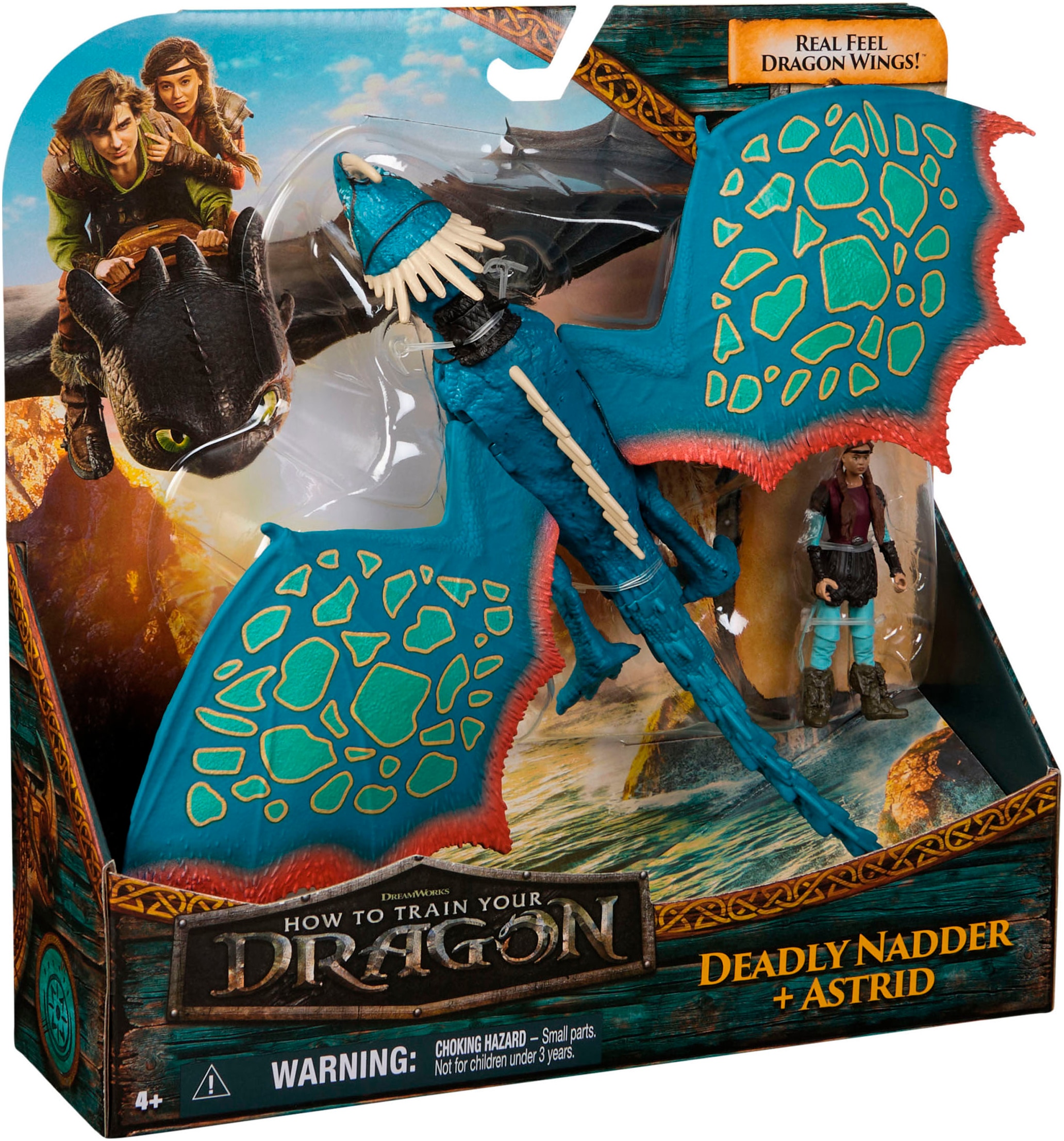 Spin Master Spielfigur »Dragons Movie - Viking & Dragon - Sturmpfeil & Astrid«