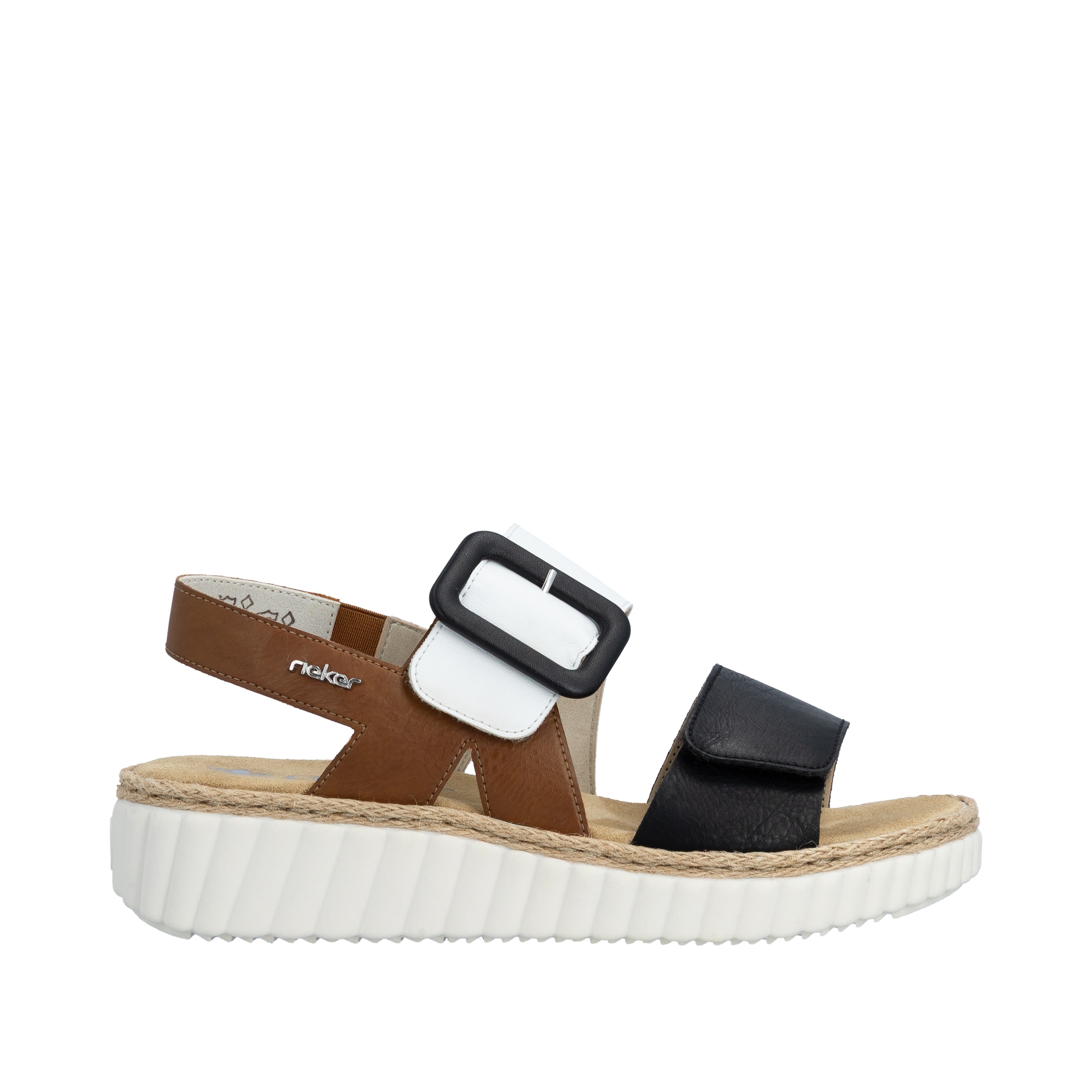 Rieker Plateausandale  Sommerschuh, Sandalette, Keilabsatz, in bequemer Form