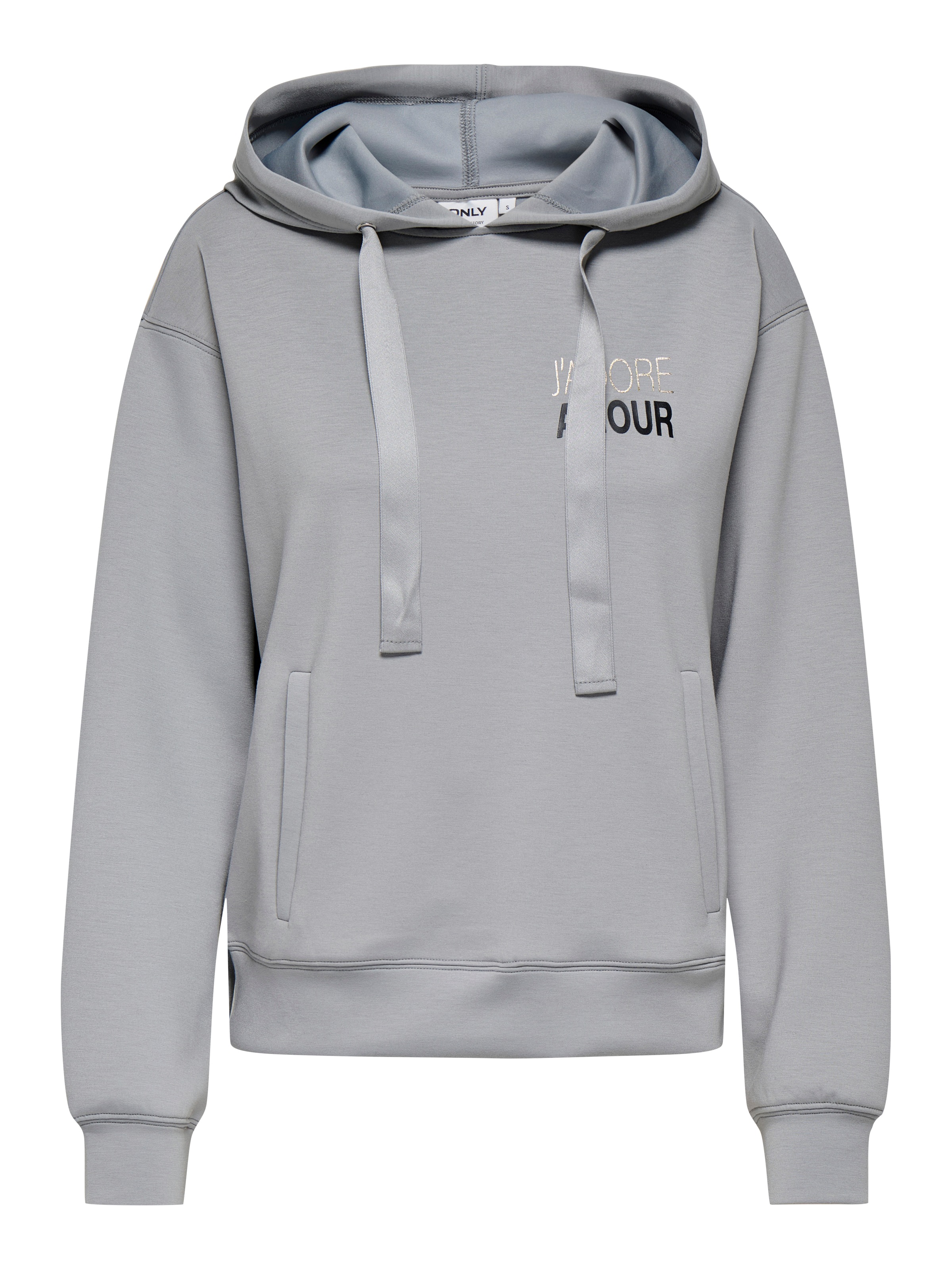 ONLY Kapuzensweatshirt »ONLALINA LIFE L/S PRINT HOOD SWT«