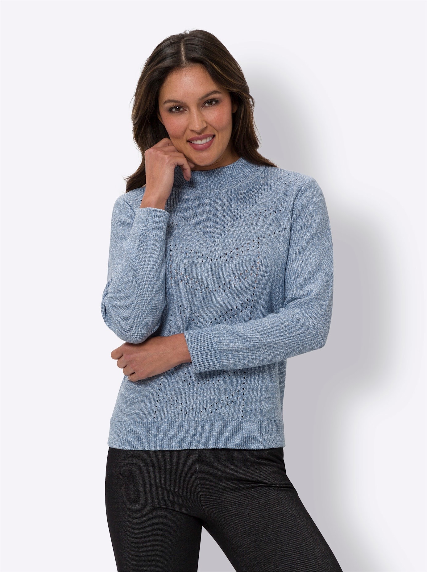 Classic Basics Strickpullover "Stehkragen-Pullover" günstig online kaufen