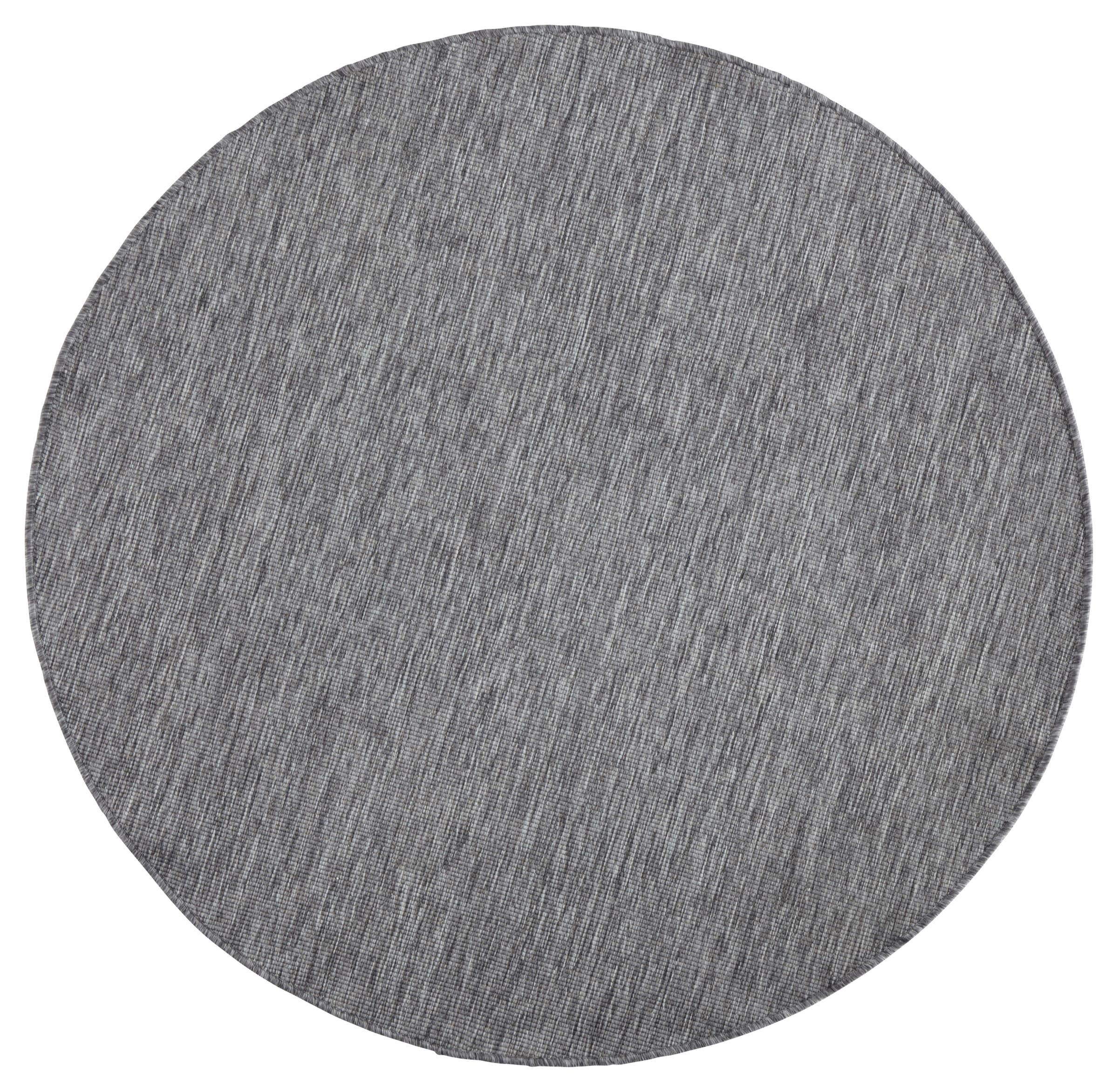 NORTHRUGS Teppich »Miami Wendeteppich«, rund, 5 mm Höhe, In-& Outdoor, Wetterfest, Balkon, Garten, Wohnzimmer, Wasserfest