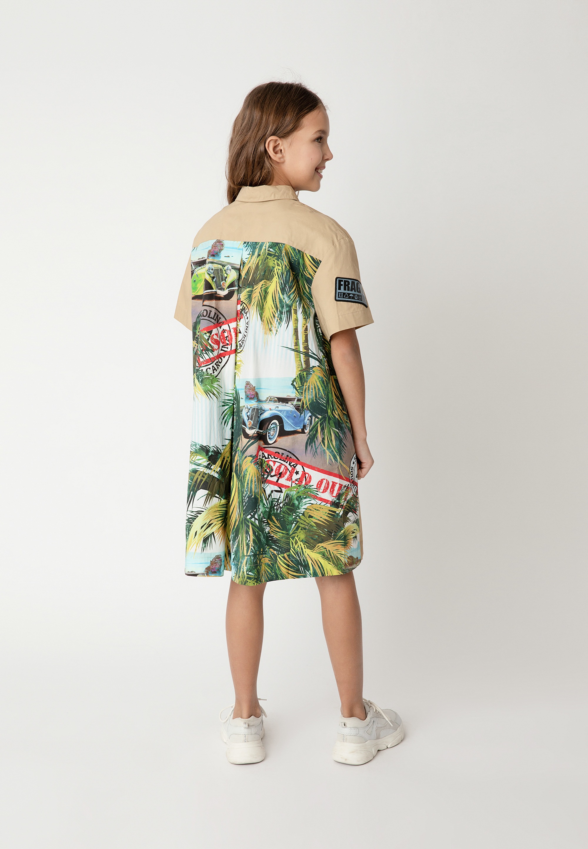 Gulliver A-Linien-Kleid, mit blumigem Print