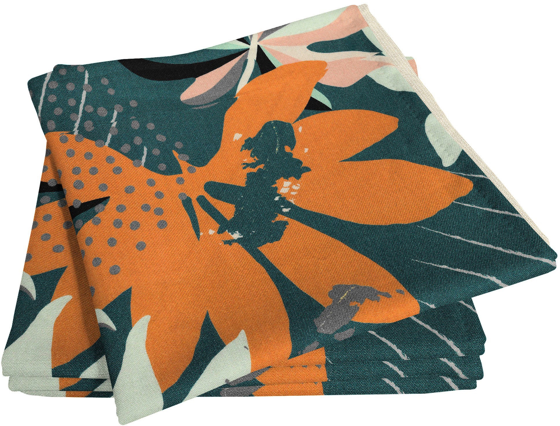 Adam Stoffserviette "Jungle" GOTS organic,zertifiziert durch CERES 0242Made günstig online kaufen