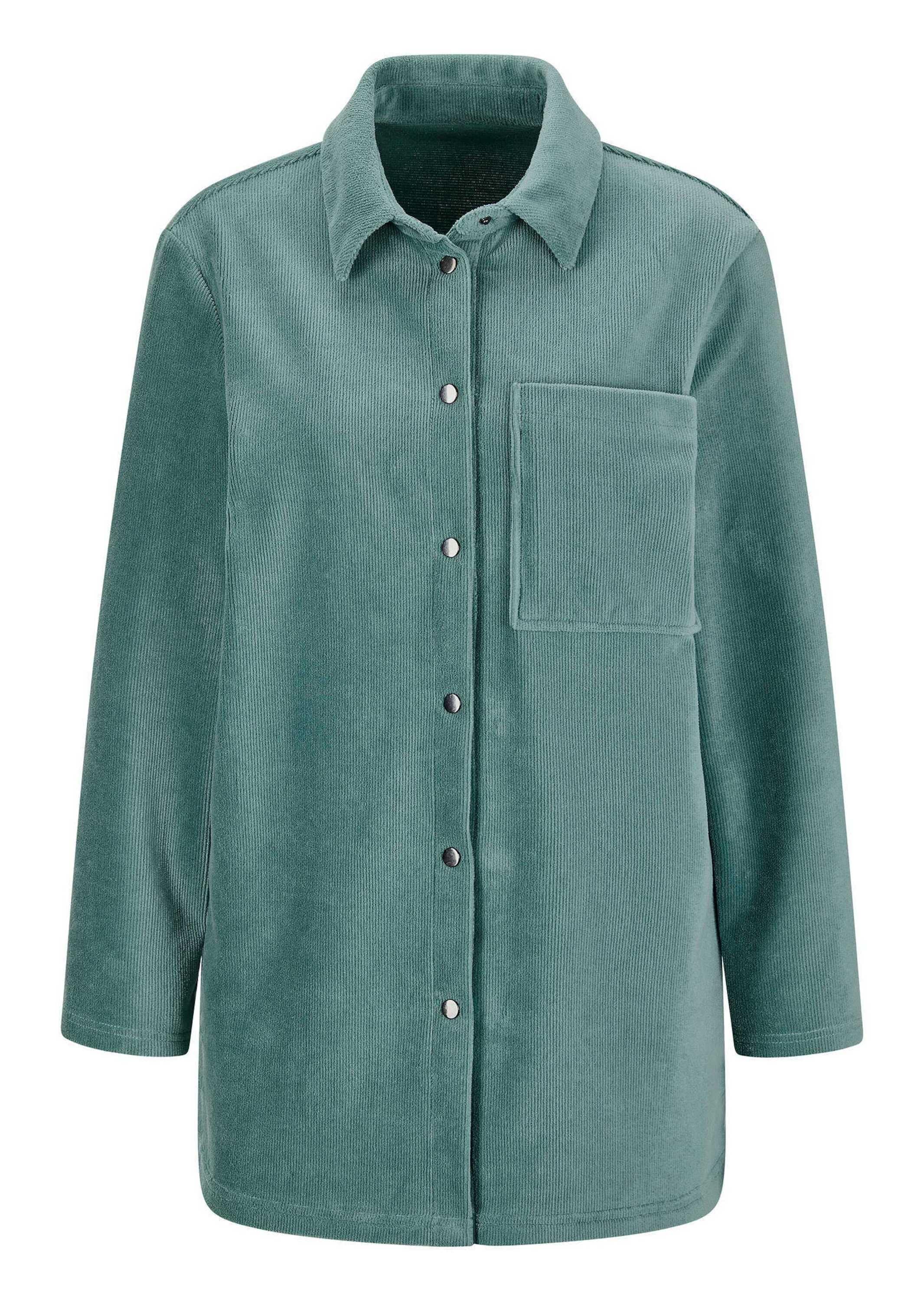 GOLDNER Kurzjacke "Weiche Hemdbluse mit Stretchkomfort" günstig online kaufen