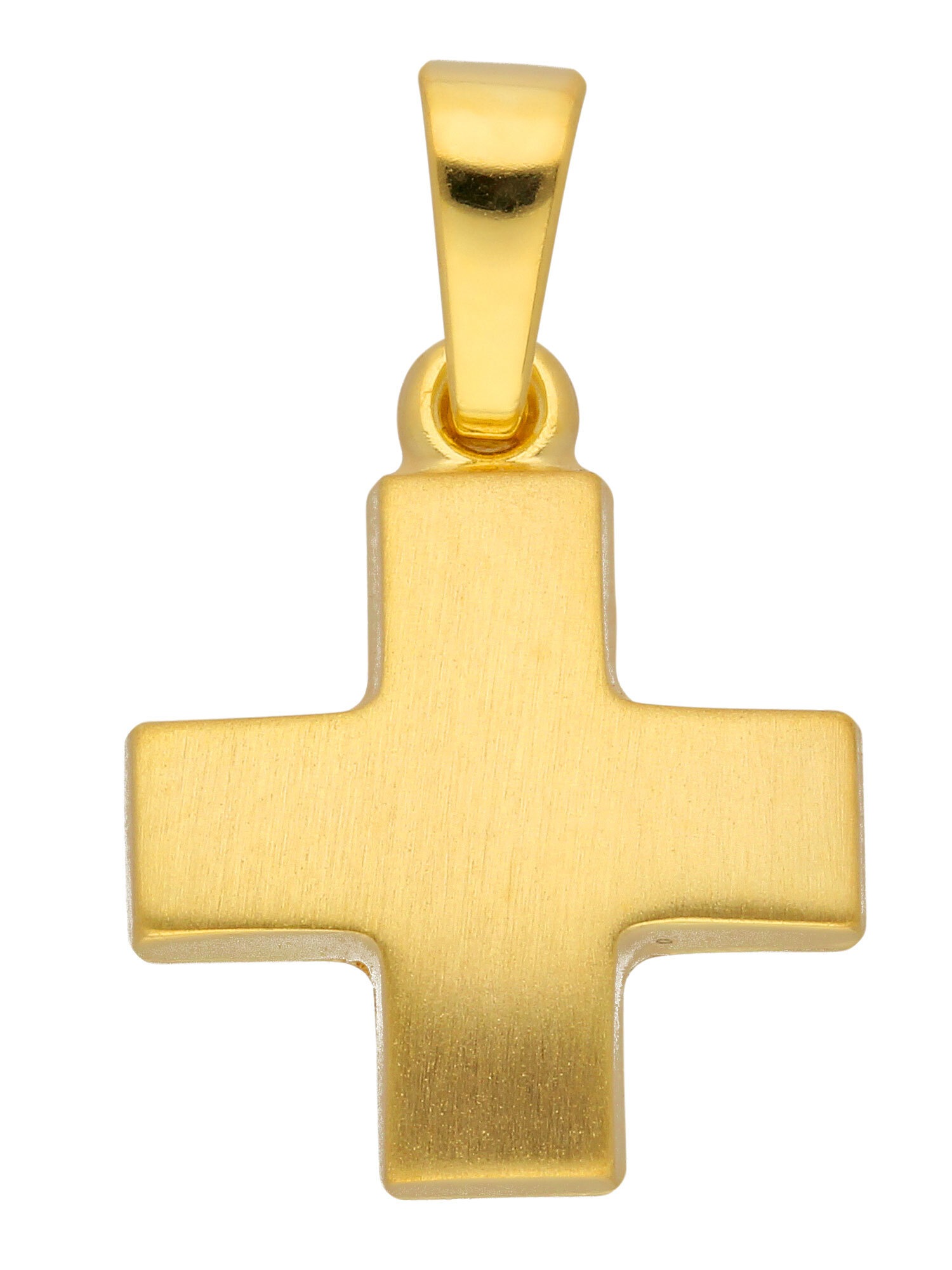 ADELIA ́S Damen Kettenanhänger "Damen Gold Schmuck 333 Gold Kreuz Anhänger", Gold, gold, Gold, Schmuckanhänger, Goldschmuck für Damen & Herren