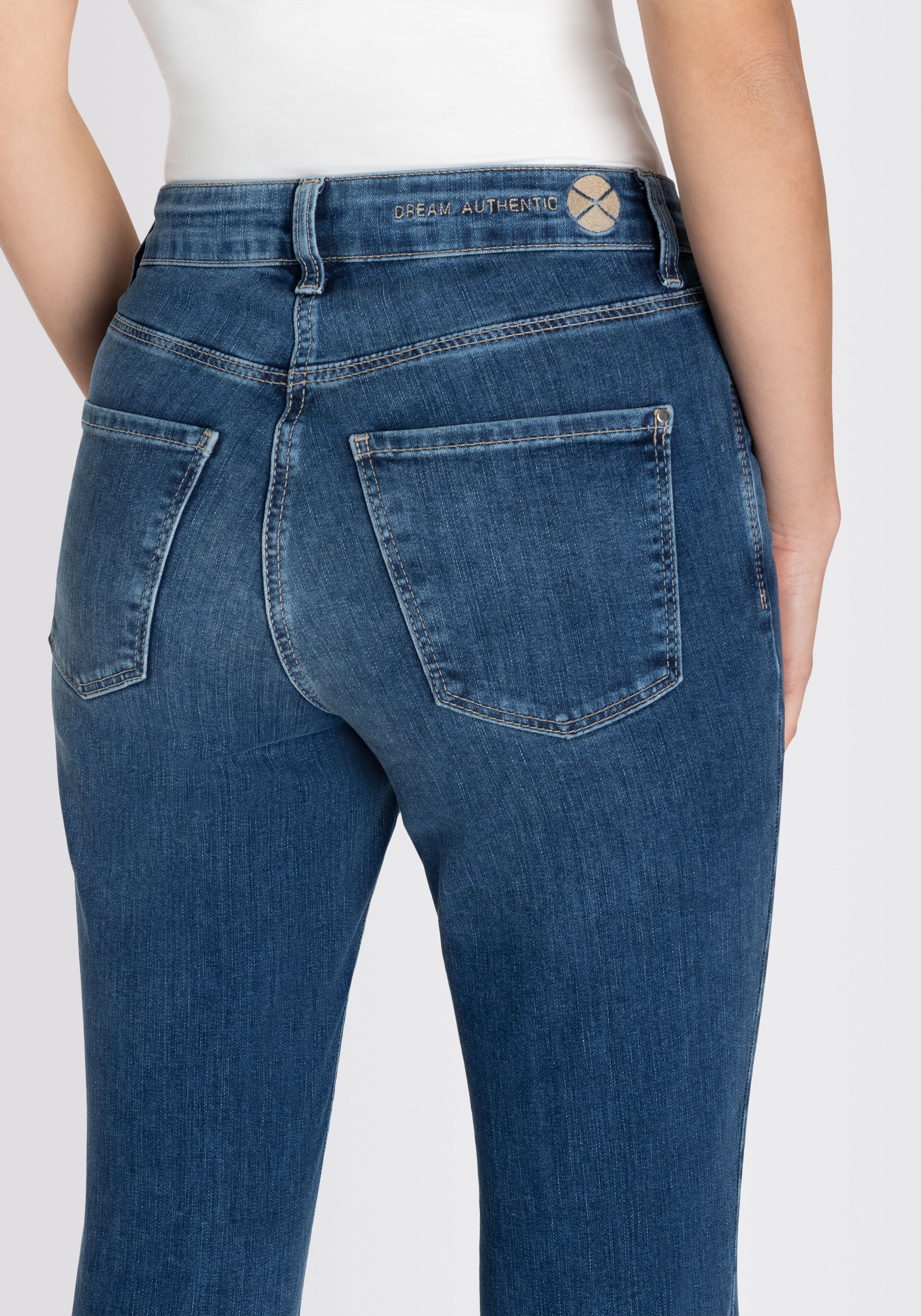 MAC 3/4-Jeans »Dream Kick« Saum modisch verkürzt und leicht ausgestellt