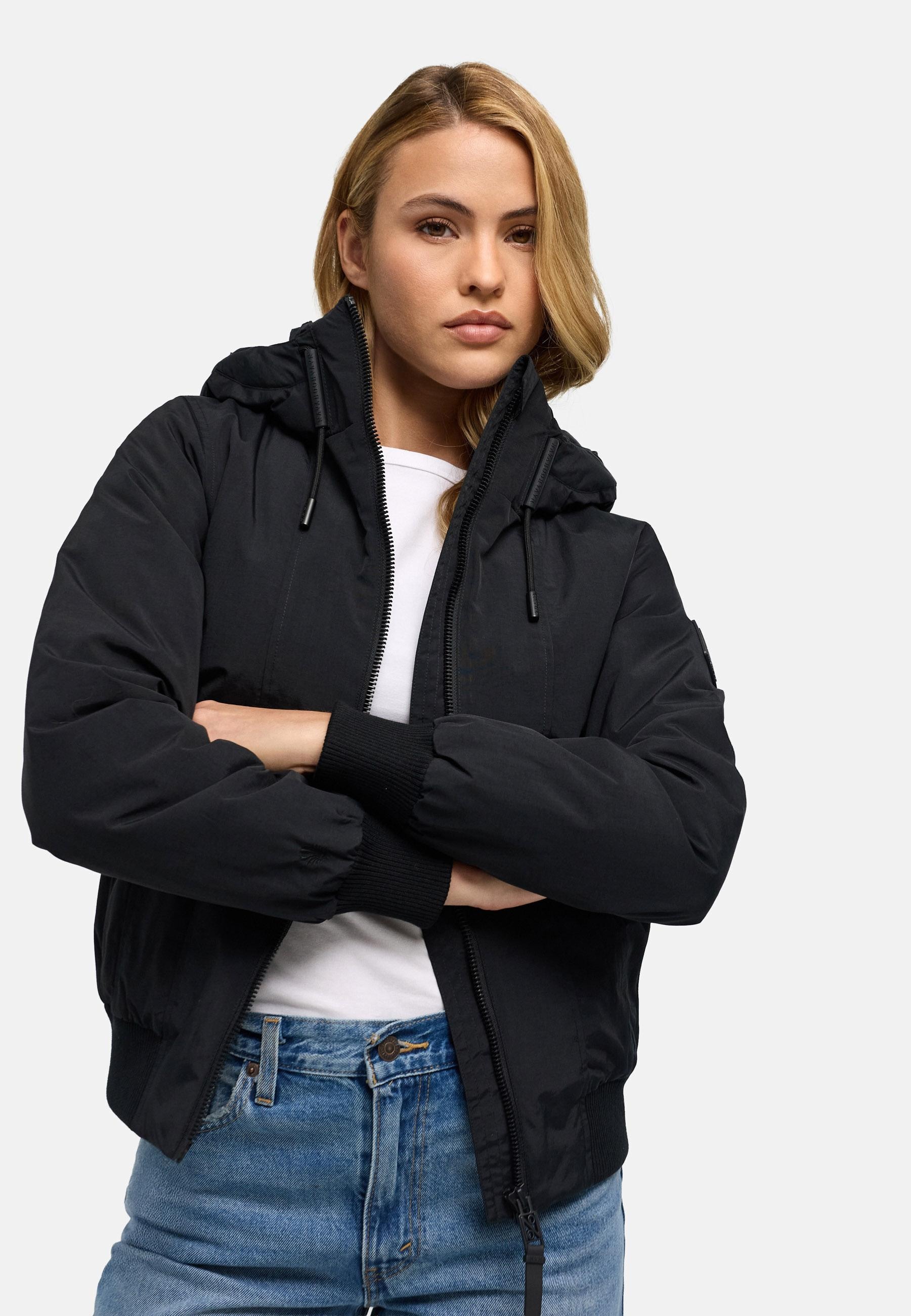 Navahoo Winterjacke »Kichermaus 14« mit Kapuze Wasserdichte Damen Jacke mit Kapuze