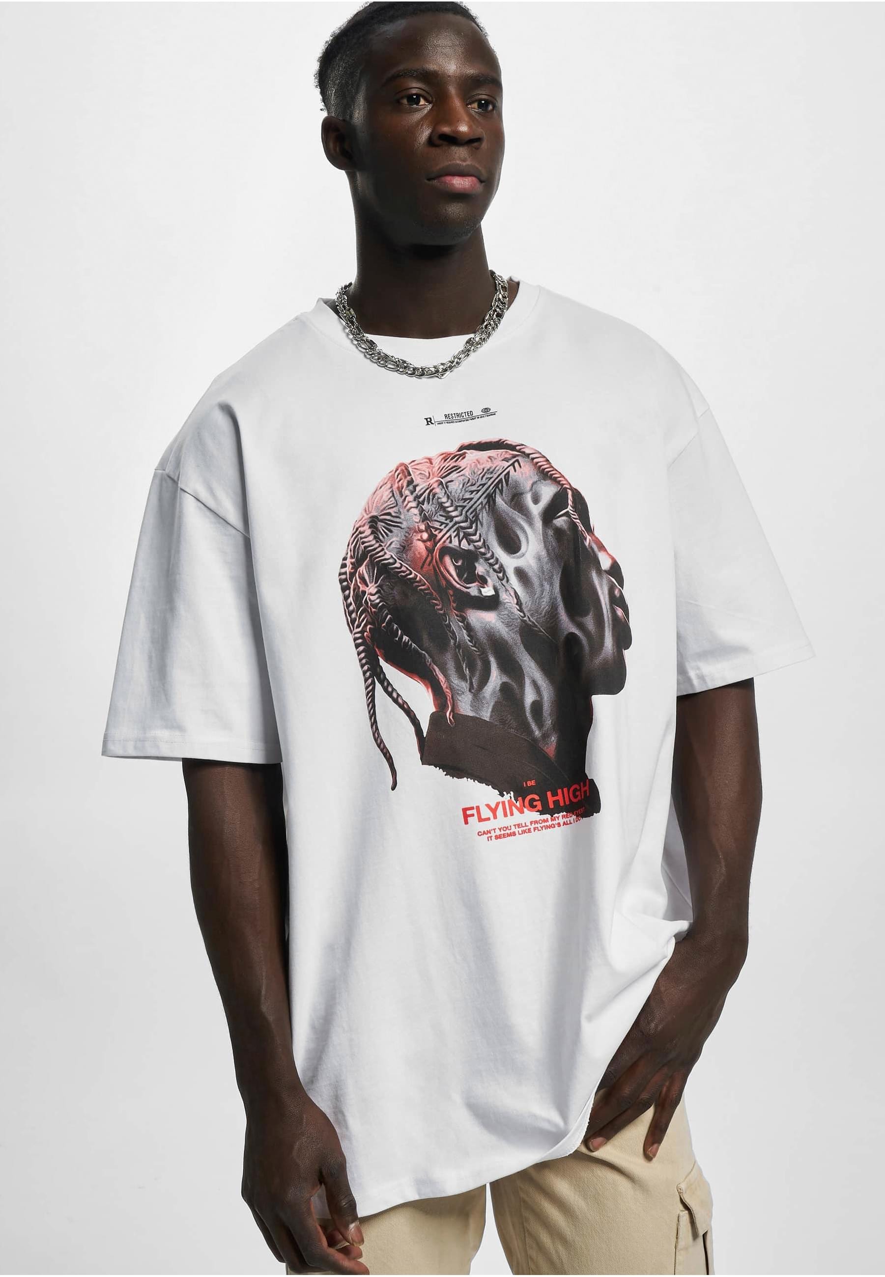 Upscale by Mister Tee Kurzarmshirt »Upscale by Mister Tee Herren Flying High Oversize Tee«, (1 tlg.)