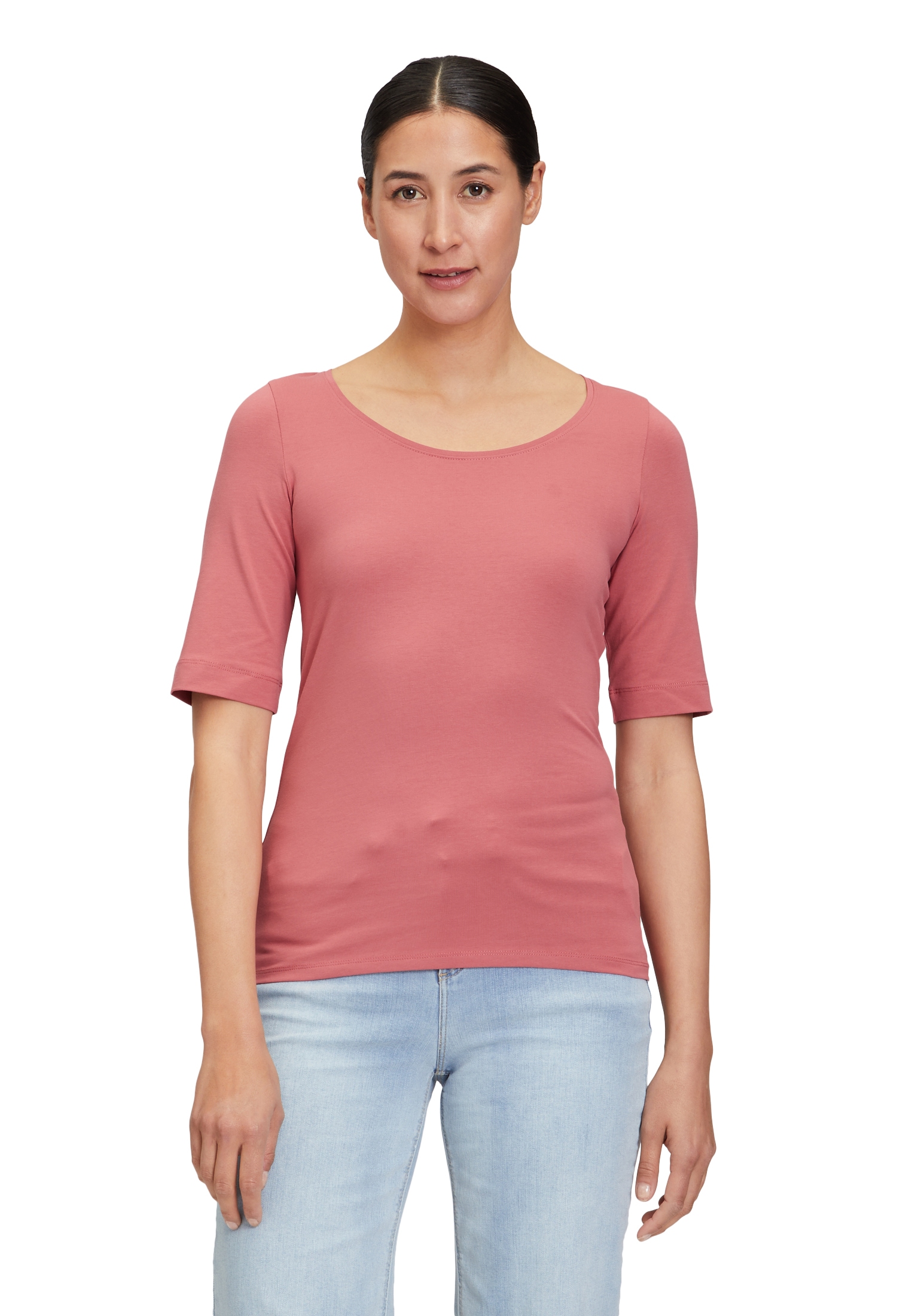 Cartoon Kurzarmshirt "Cartoon Damen Basic Shirt mit Rundhalsausschnitt", (1 günstig online kaufen