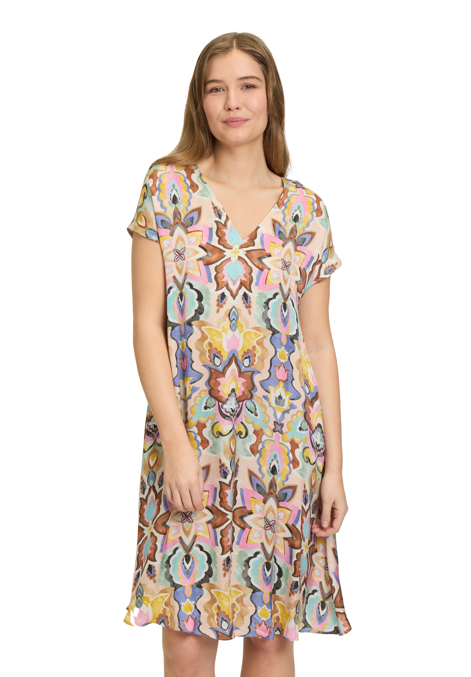 Vera Mont Sommerkleid "Damen Sommerkleid mit überschnittenen Ärmeln" Nahtta günstig online kaufen