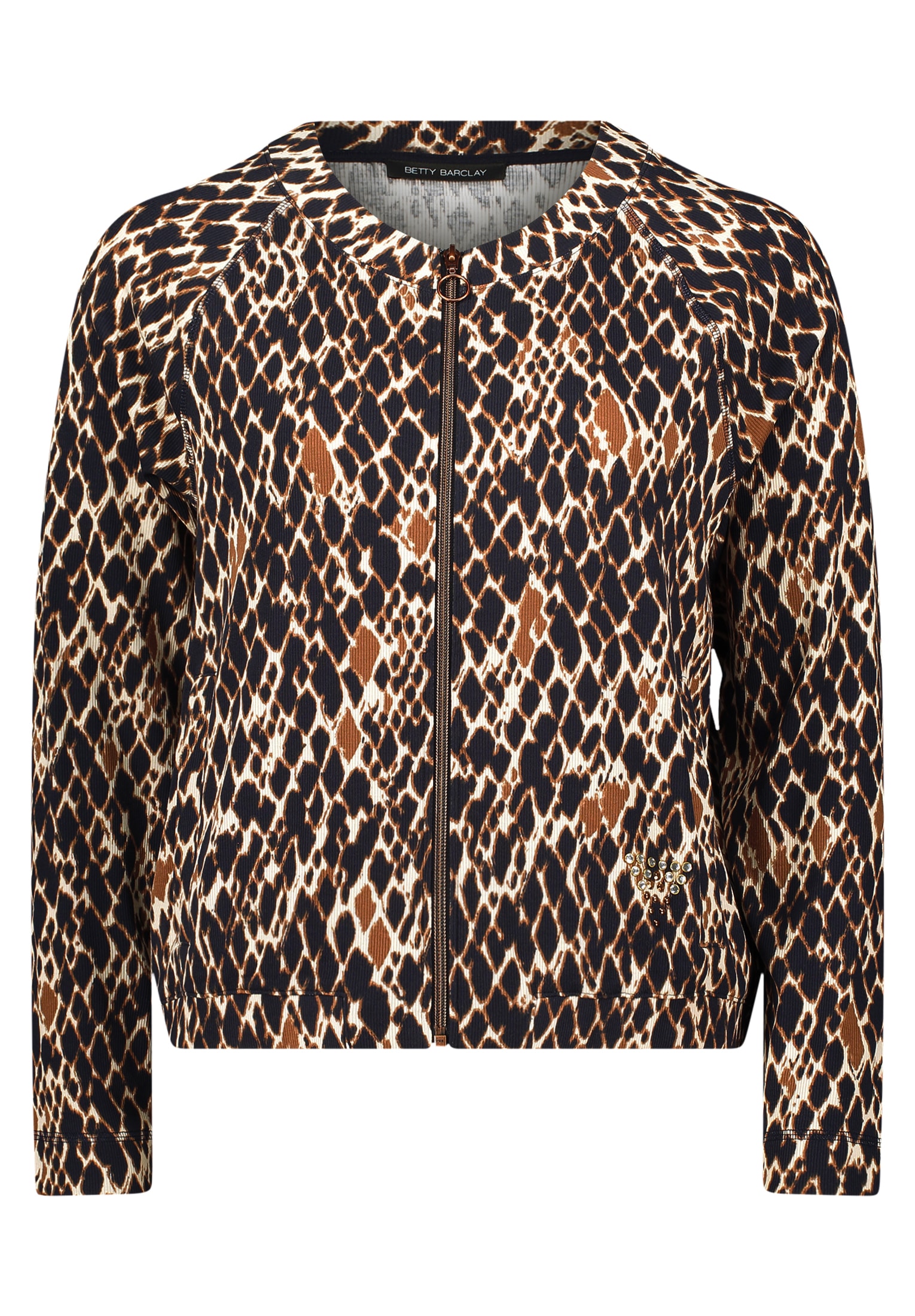 Betty Barclay Sweatjacke »Betty Barclay Shirtjacke mit Rippenstruktur«