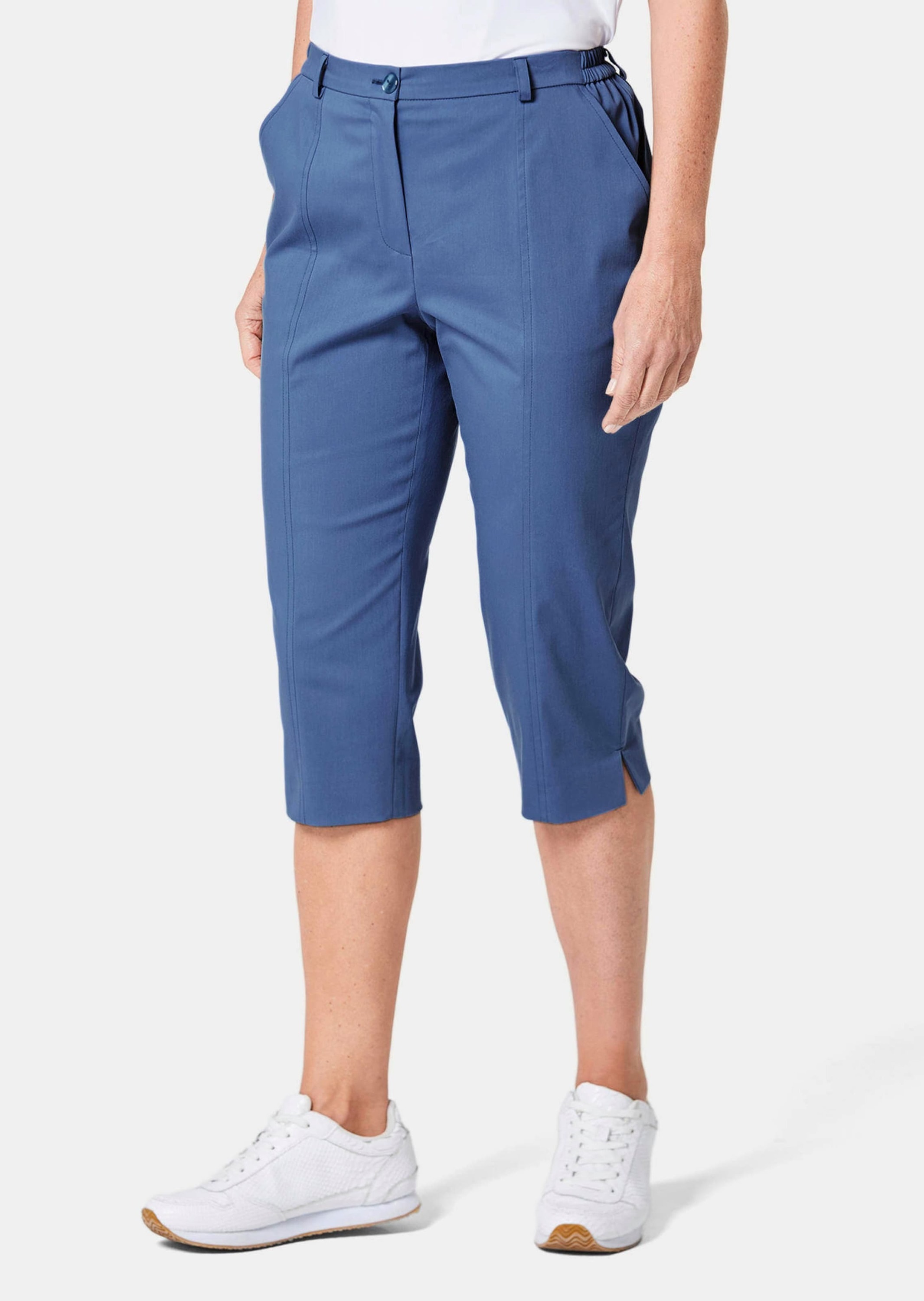 Goldner Women's Capri Pants Slate Blue 46 2