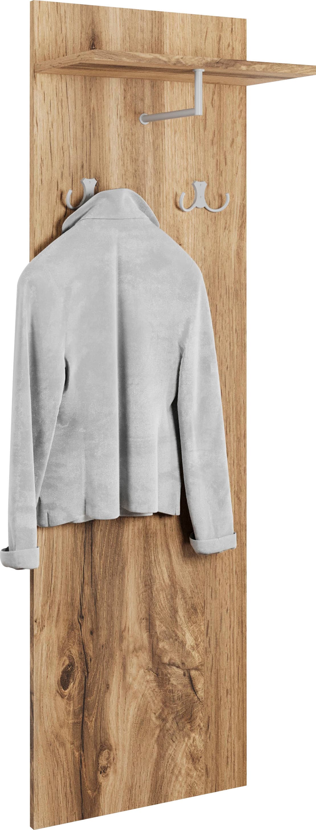 OTTO home "Paris" 1 Stk. tlg. Wandgarderobe mit Doppelhaken und Kleiderstan günstig online kaufen