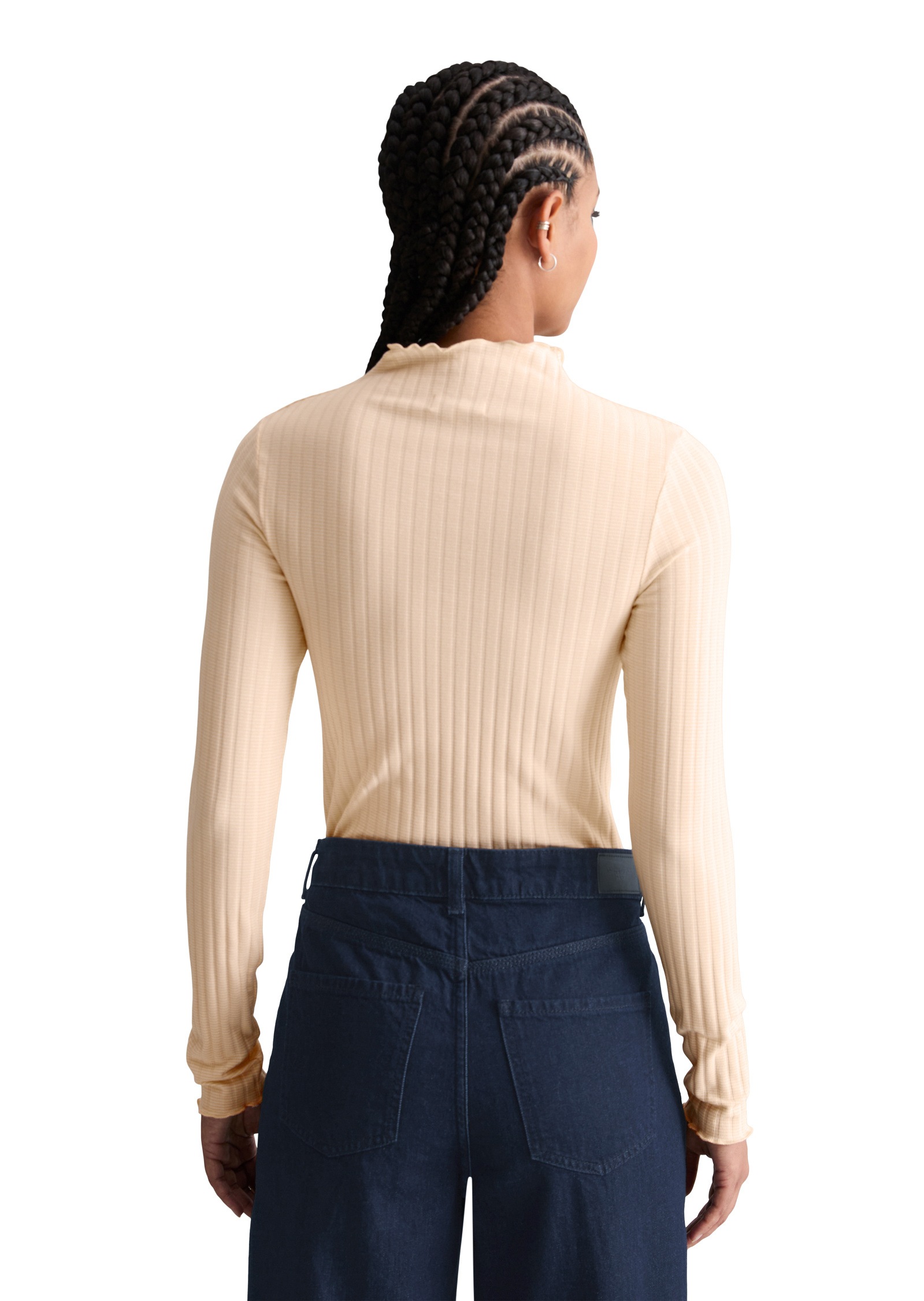 Thumbnail - Marc OPolo DENIM Langarmshirt "aus Bio-Baumwoll-Mix"