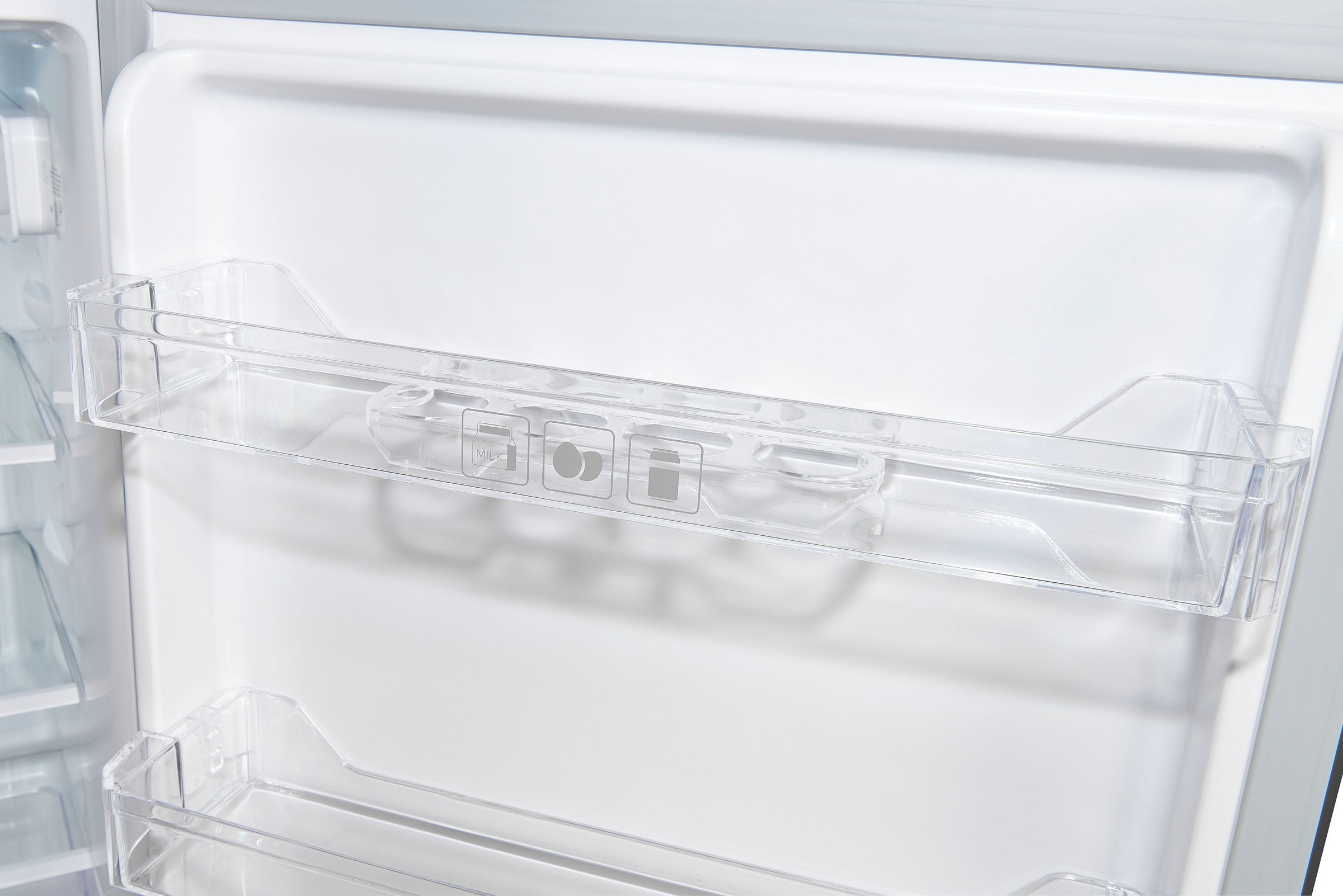 exquisit Kühlschrank, KS15-V-040D inoxlook, 85,5 cm hoch, 54,5 cm breit  online bestellen | BAUR