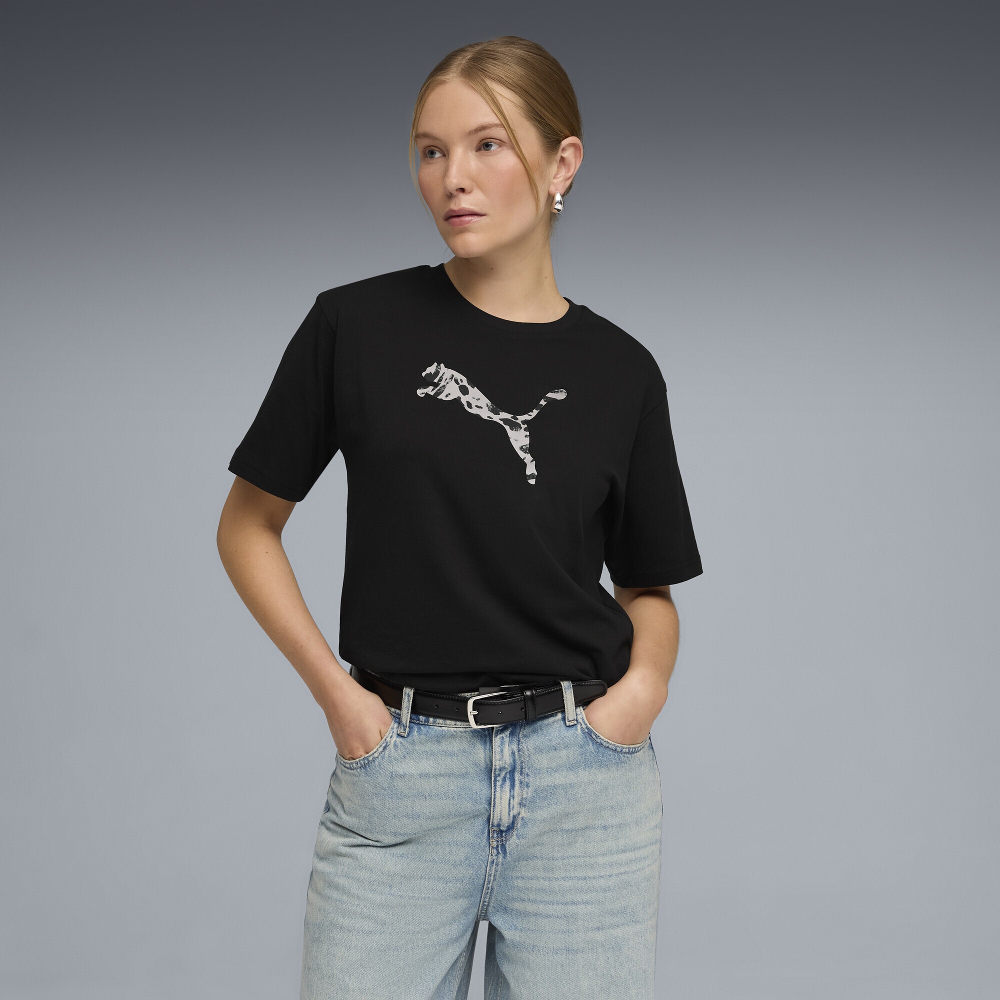 PUMA T-Shirt »Essentials Graphics Animal Relaxed T-Shirt Damen«