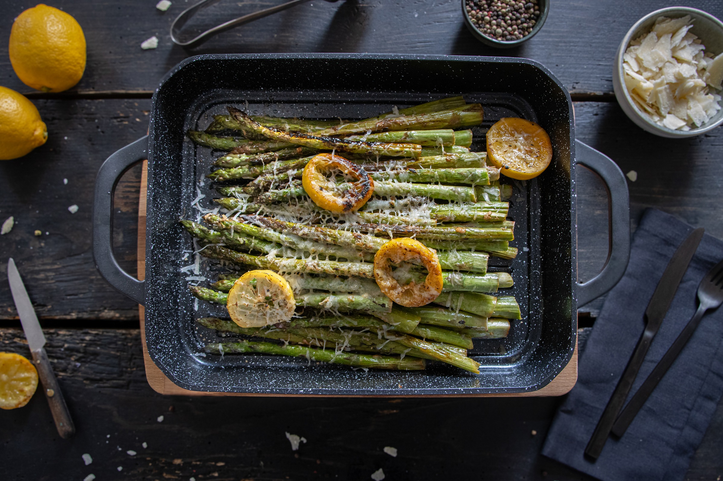 Elo Basic Auflaufform »Belugo Rechteckbräter« Aluguss 2 Stk. tlg. mit BBQ-Rillen