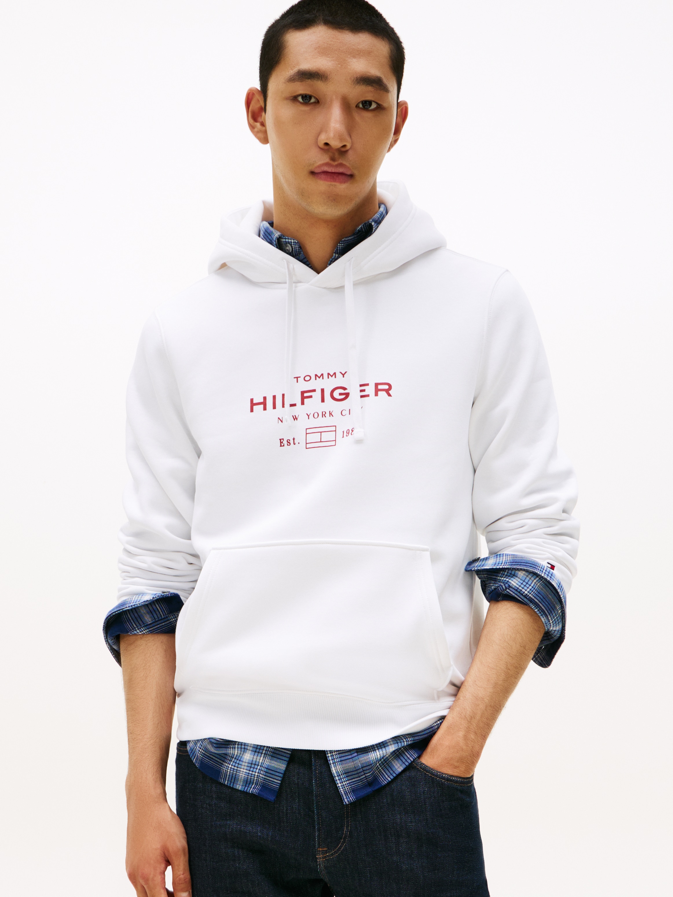 Tommy Hilfiger Kapuzensweatshirt "OVAL GRAPHIC HOODIE" Regular fit günstig online kaufen