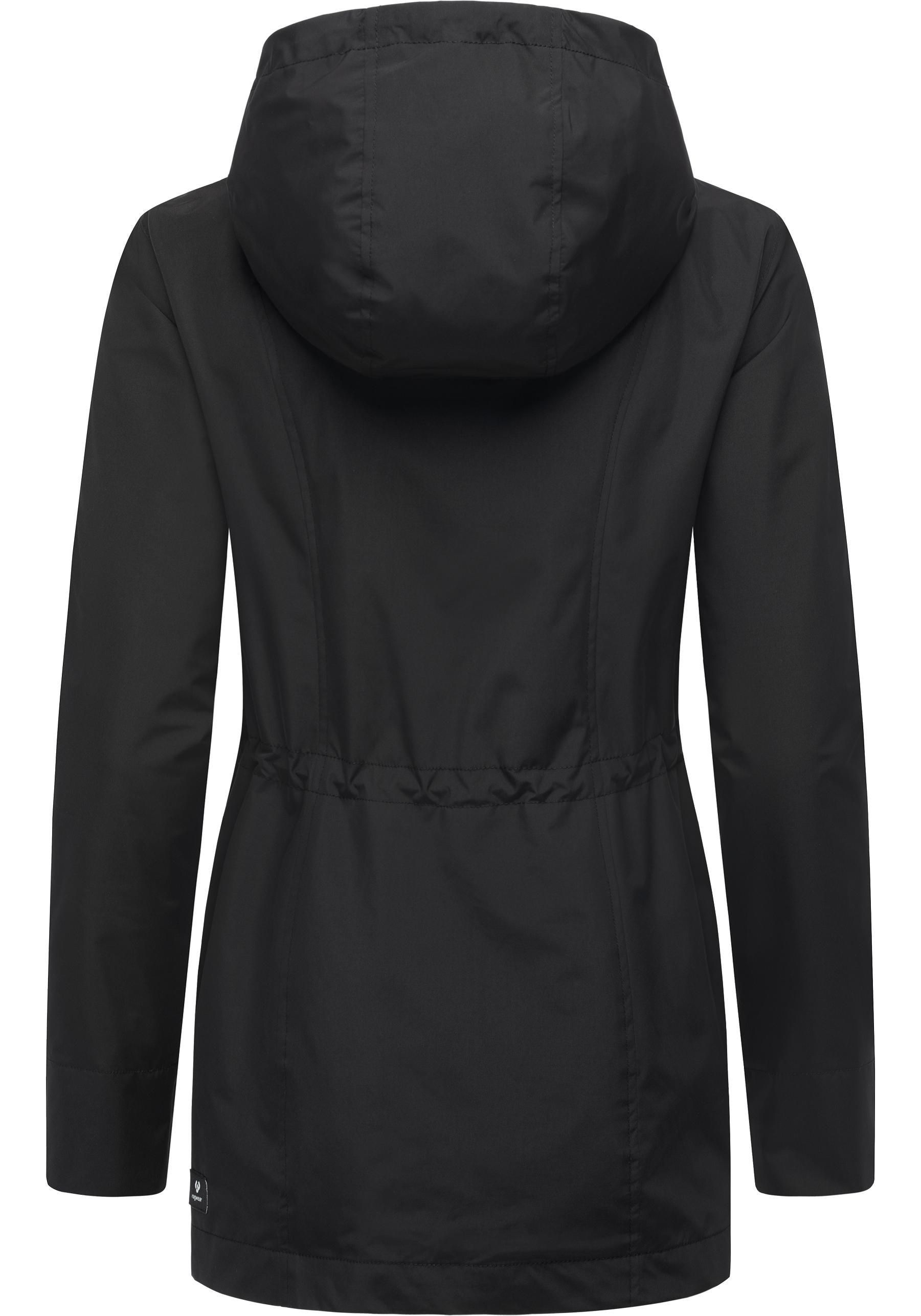 Ragwear Funktionsjacke »Monadetta A«, mit Kapuze, Wasserdichte und atmungsaktive Übergangsjacke mit Kapuze