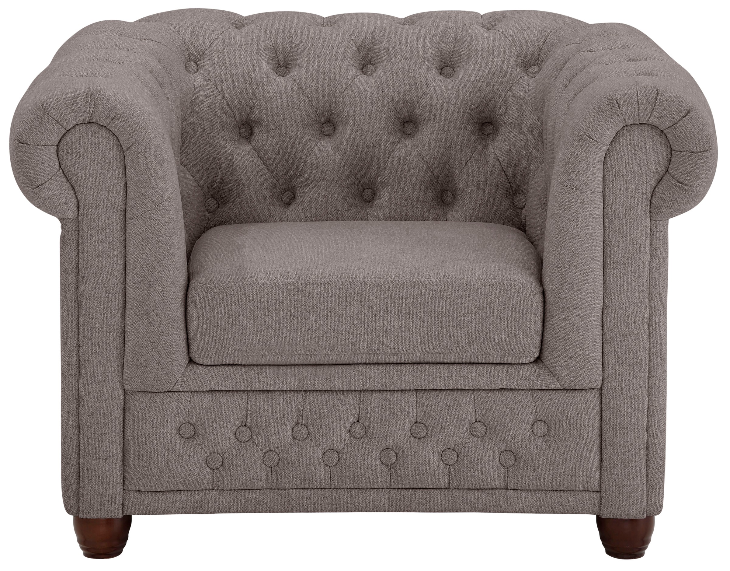 Home affaire Chesterfield-Sessel »New Castle Sessel«, hochwertige Knopfheftung, B/T/H: 104/86/72 cm