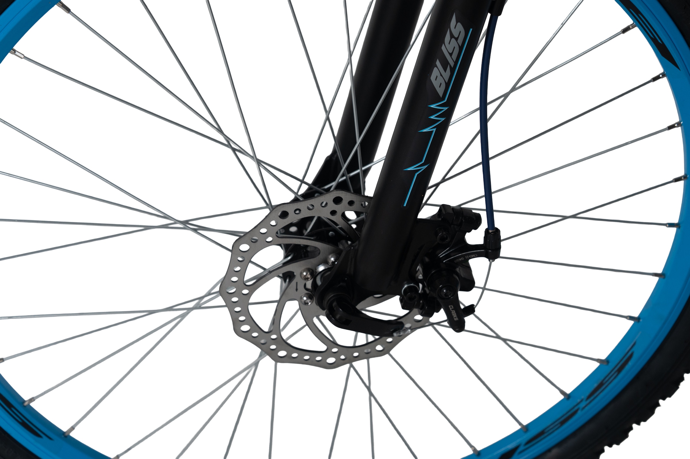 WYLD Mountainbike »WYLD Mountainbike Fully 26'' Bliss schwarz-blau 21 Gänge RH 47 cm« 21 Gang Shimano Tourney Schaltwerk Kettenschaltung