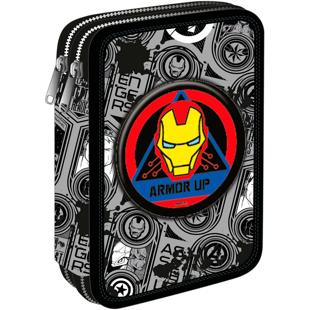 CoolPack Federmäppchen »Etui XL, Marvel, Avengers, mit 2 Reißverschlüssen«