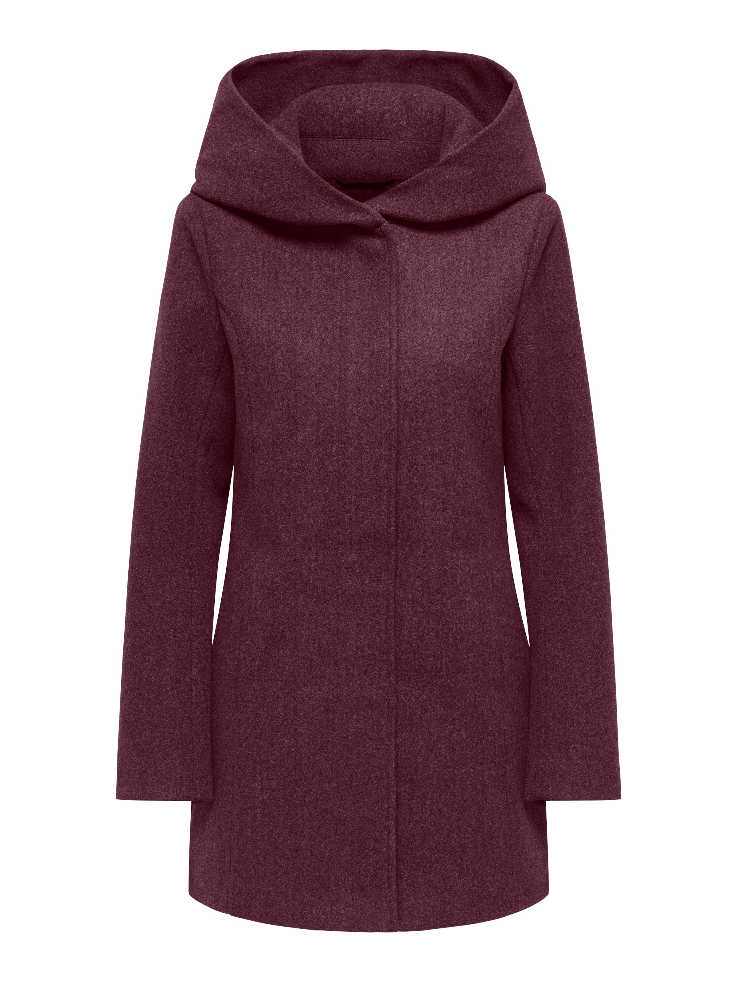 ONLY Langjacke "ONLBLAKE HOOD COAT CC OTW" mit Kapuze Kunstfaser, Eingrifftaschen