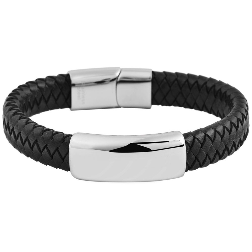 Adelia´s Armband »Armband aus Leder 21 cm« Ein stilvolles Geschenk für besondere Momente
