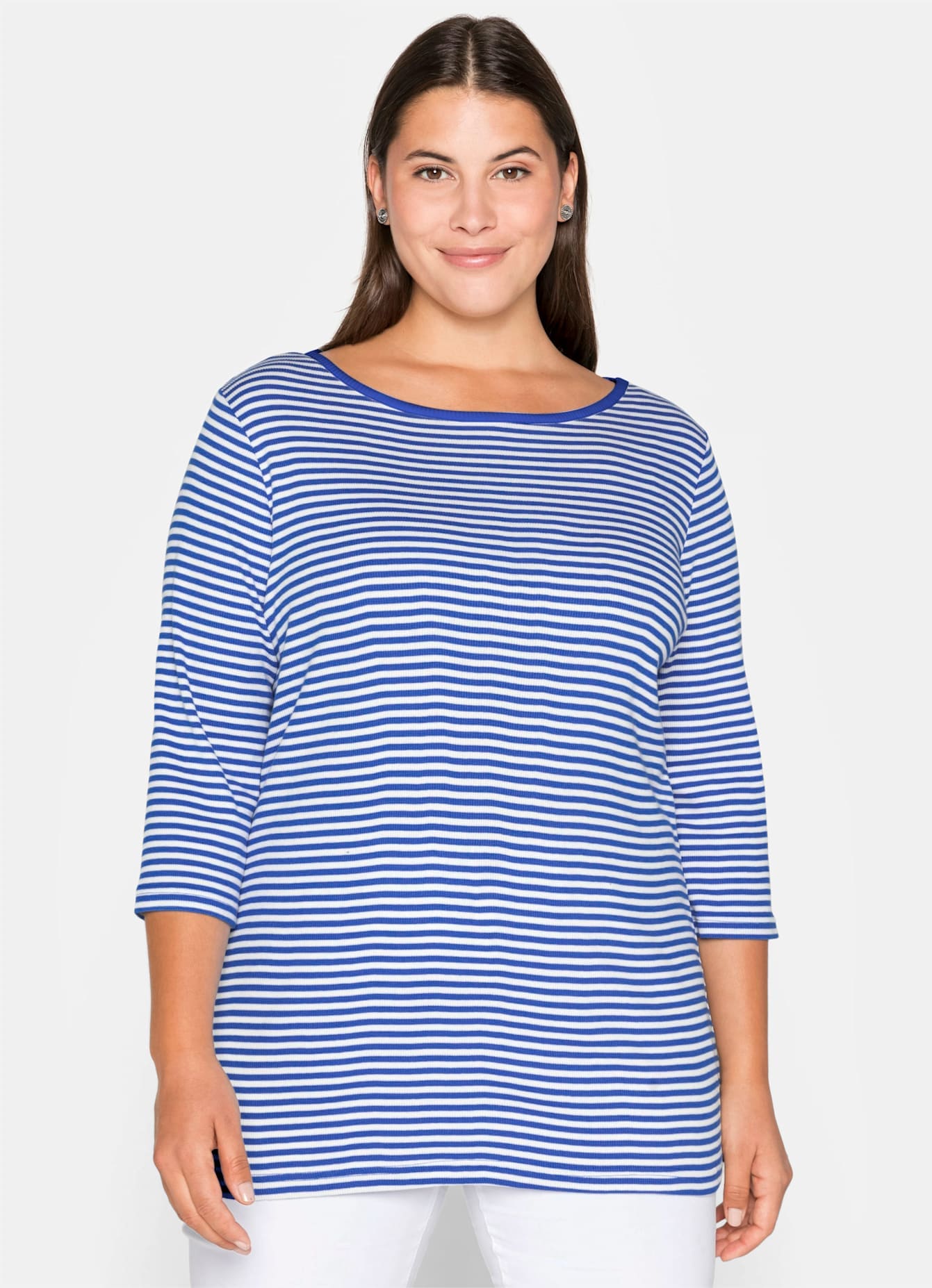 Sheego 3/4-Arm-Shirt "3/4-Arm-Shirt", (1 tlg.) günstig online kaufen