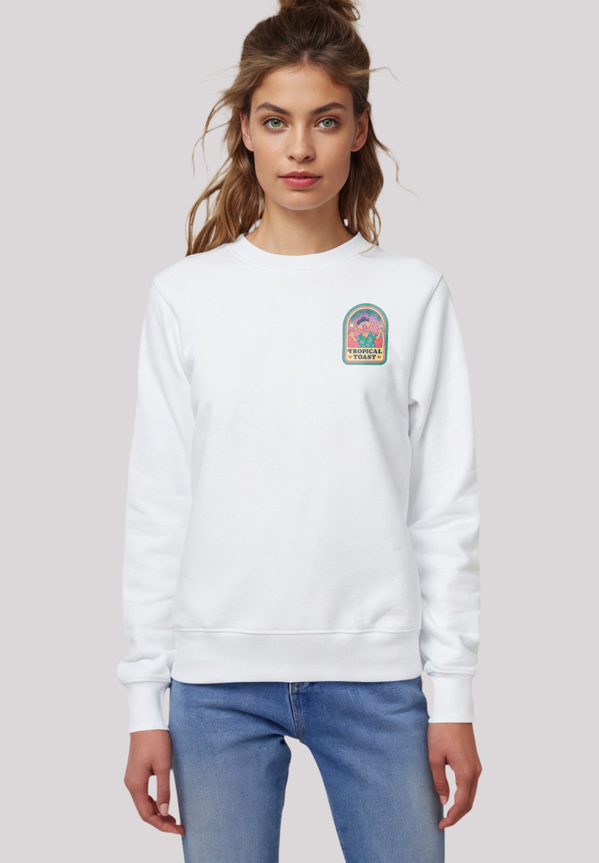 F4NT4STIC Sweatshirt "Sesamstraße Ernie Trobical Toast", Premium Qualität günstig online kaufen