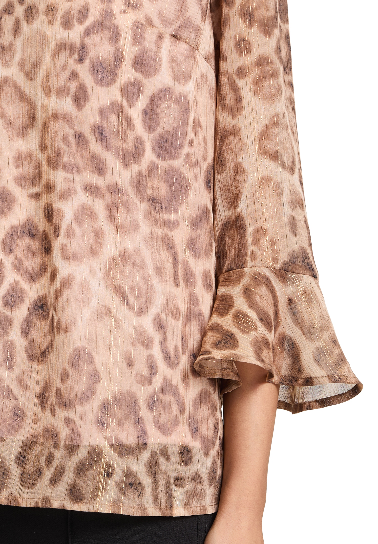 Cartoon Schlupfbluse »Cartoon Damen Casual-Bluse mit Leoprint«