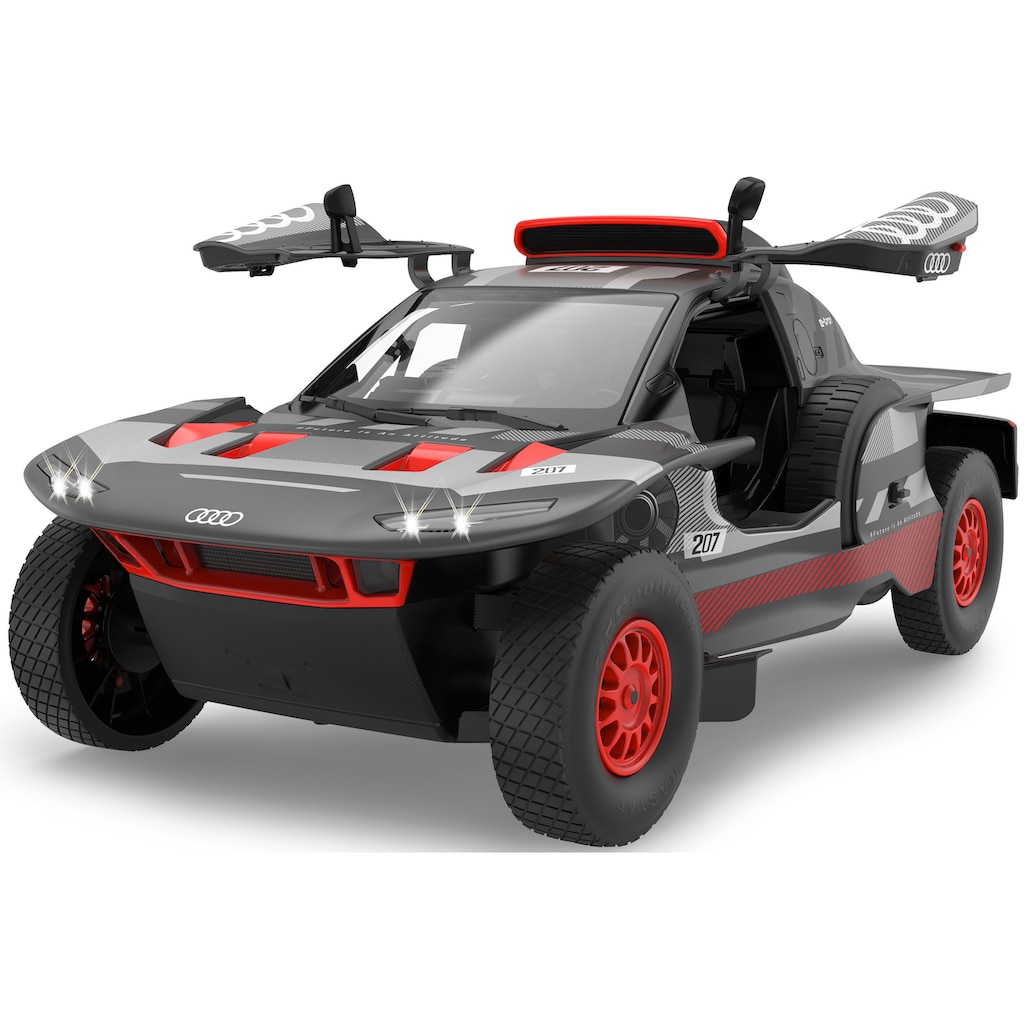 Jamara RC-Auto »Deluxe Cars, AUDI RS Q e-tron E2 1:14, grau - 2,4 GHz«