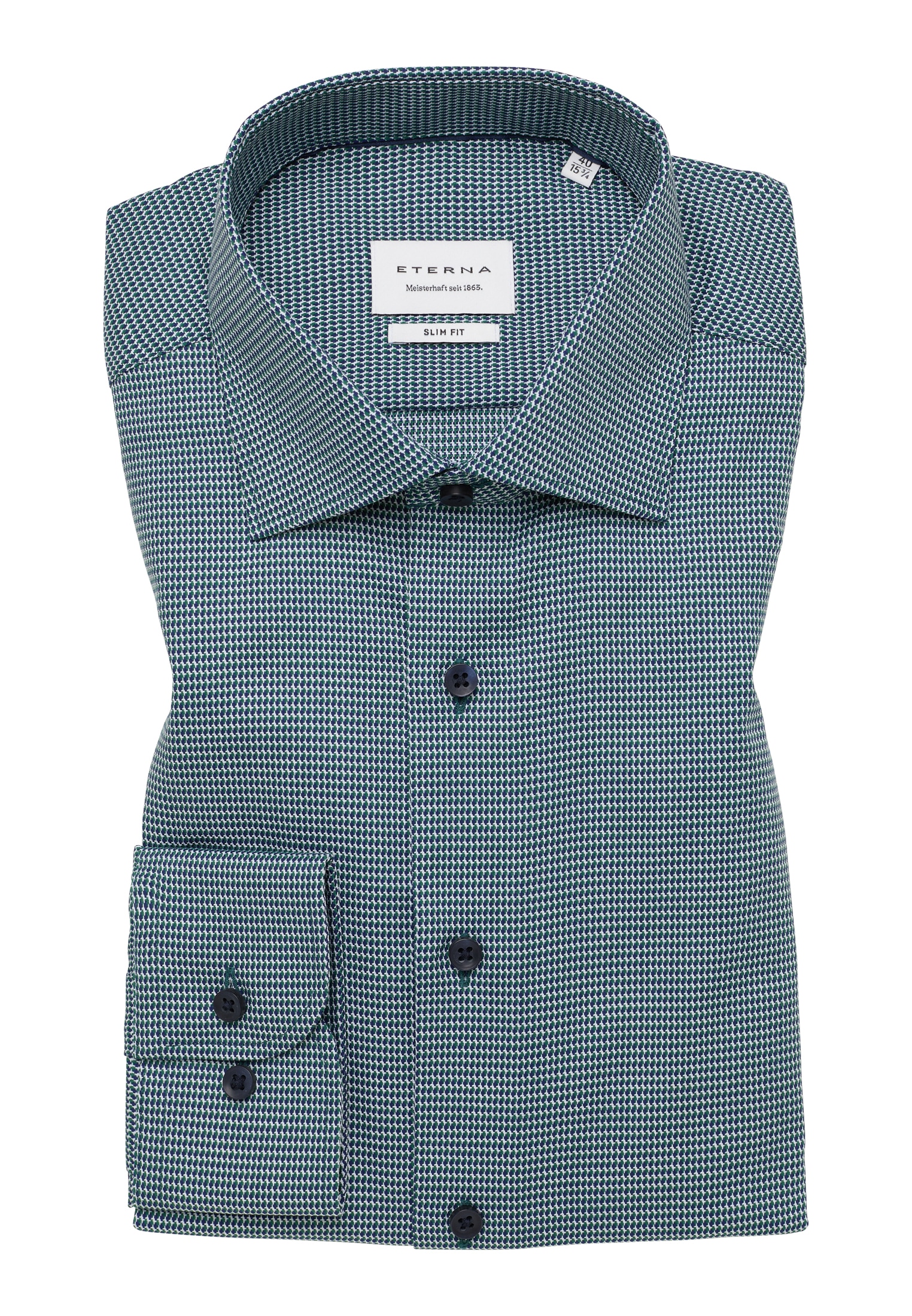 Eterna Langarmhemd »SLIM FIT« NON IRON (bügelfrei)