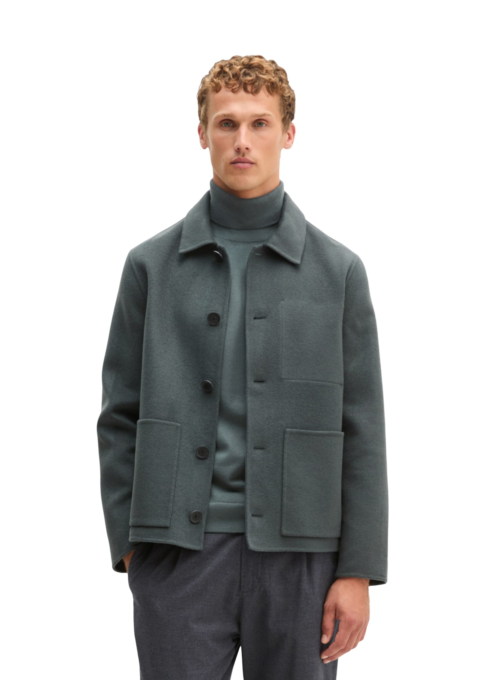 Marc OPolo Outdoorjacke "aus weichem Double Face Wool Blend"
